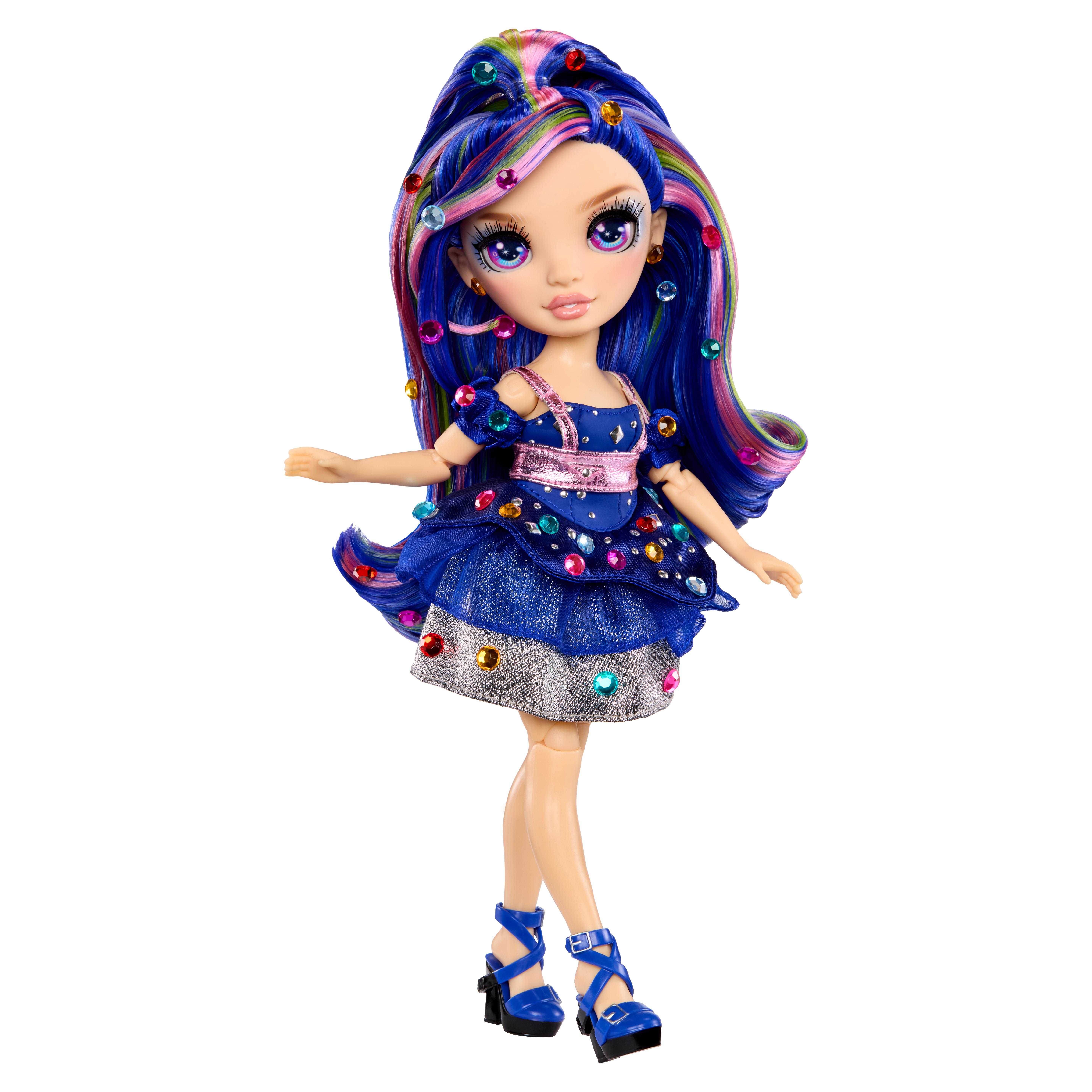 Voir la diapositive 4 : MGA Poupée Rainbow High Fashion - Bleu