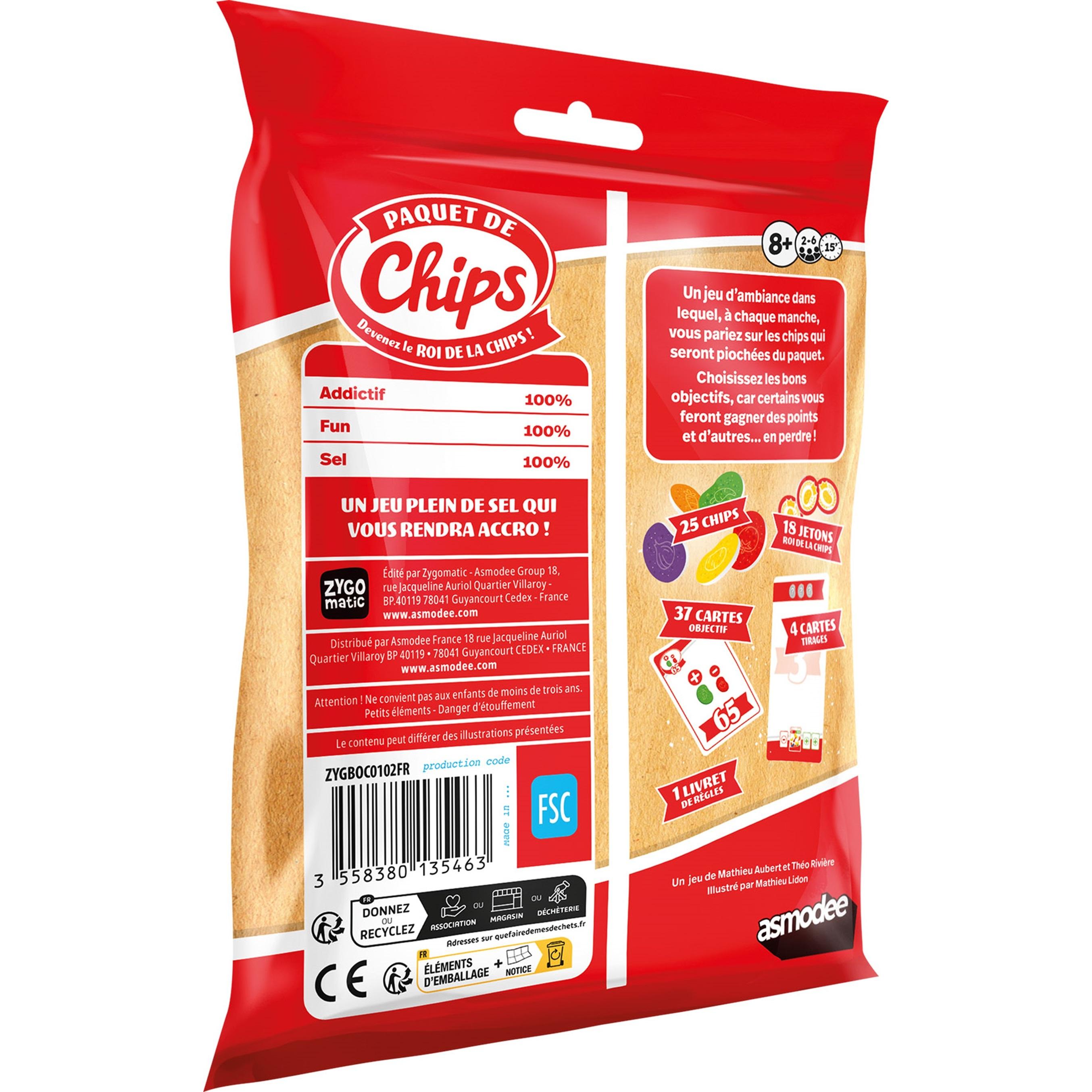 Voir la diapositive 5 : ASMODEE Jeu Paquet de chips