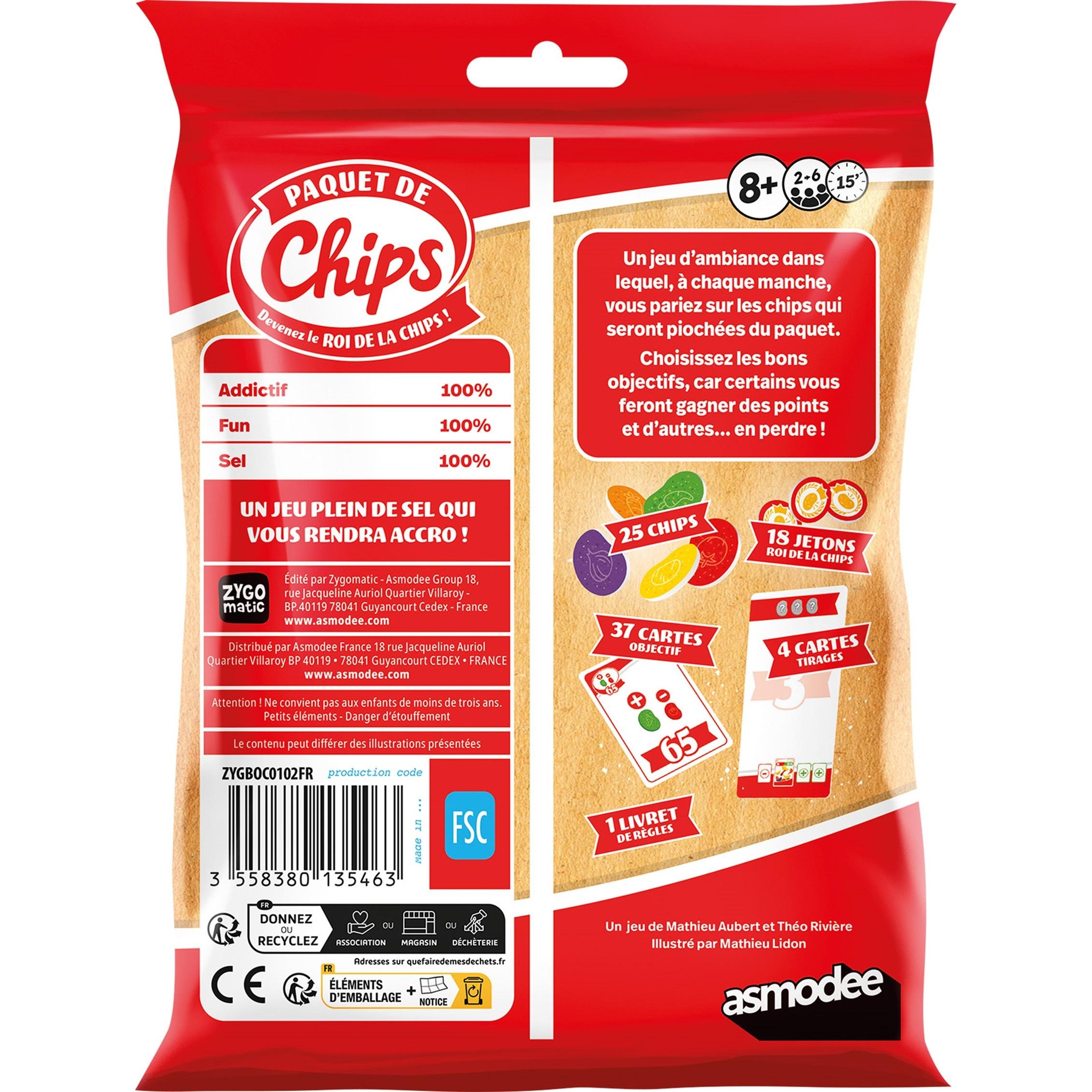 Voir la diapositive 7 : ASMODEE Jeu Paquet de chips
