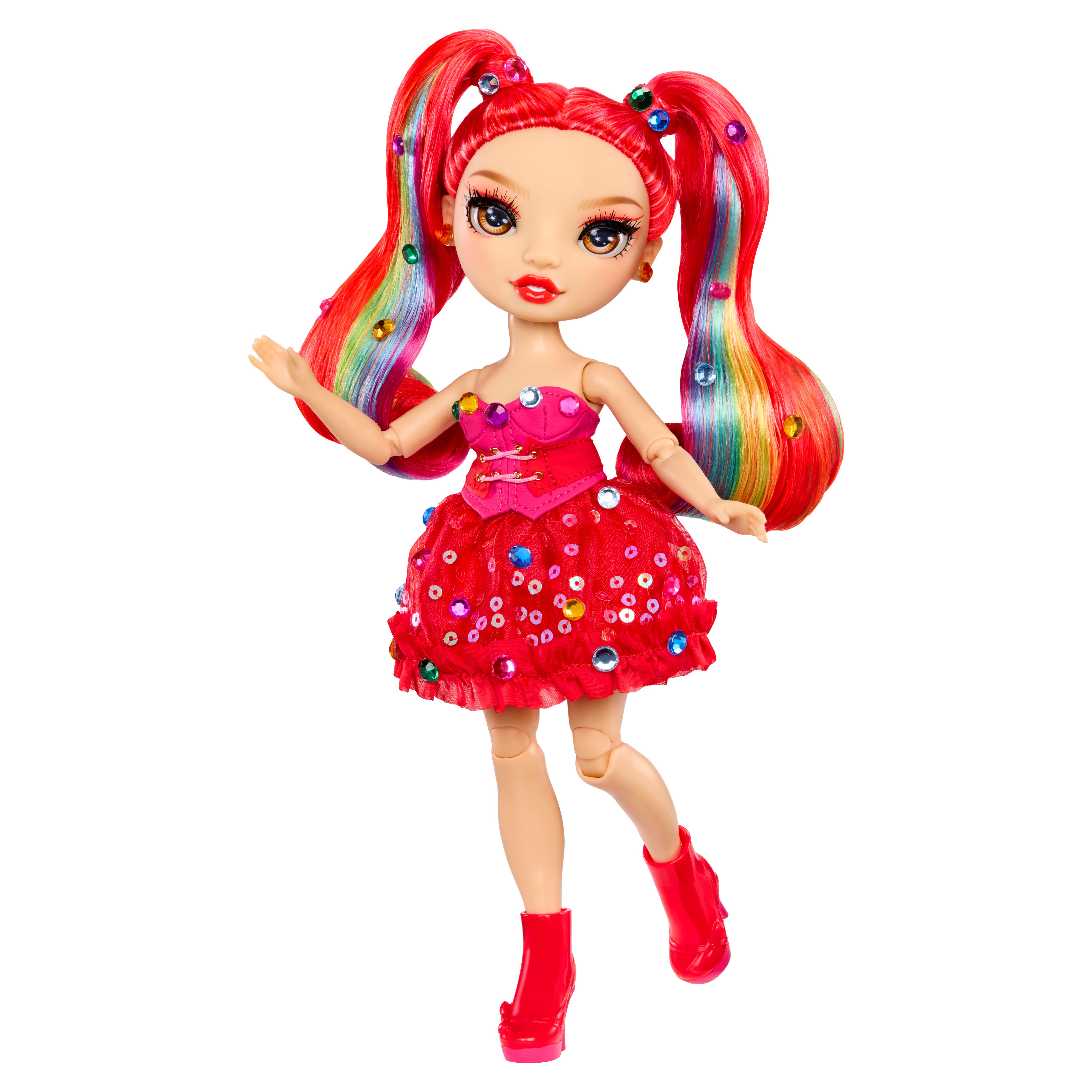 Voir la diapositive 5 : MGA Poupée Raimbow High Fashion - Rouge