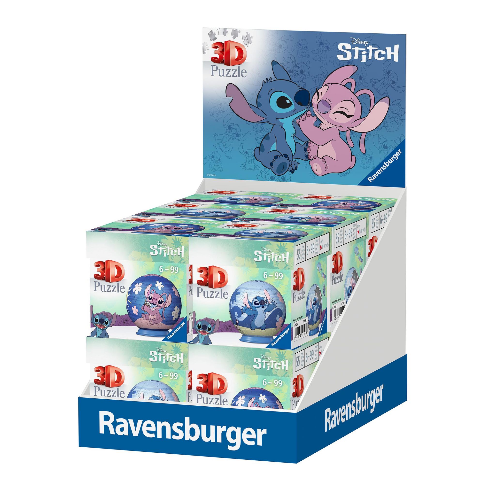 RAVENSBURGER Puzzle Ball 54 pièces Stitch