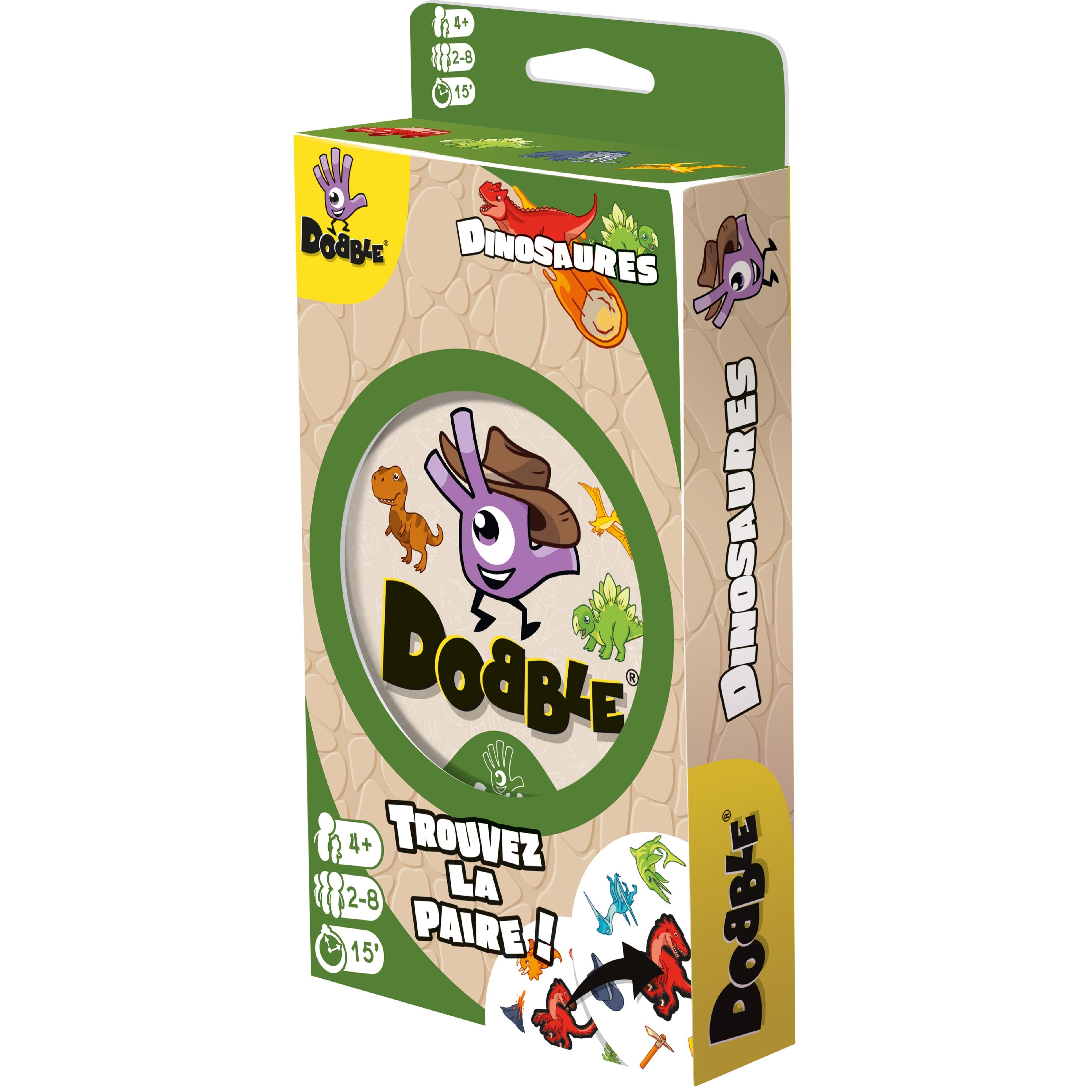 Voir la diapositive 3 : ASMODEE Jeu Dobble Dinosaures