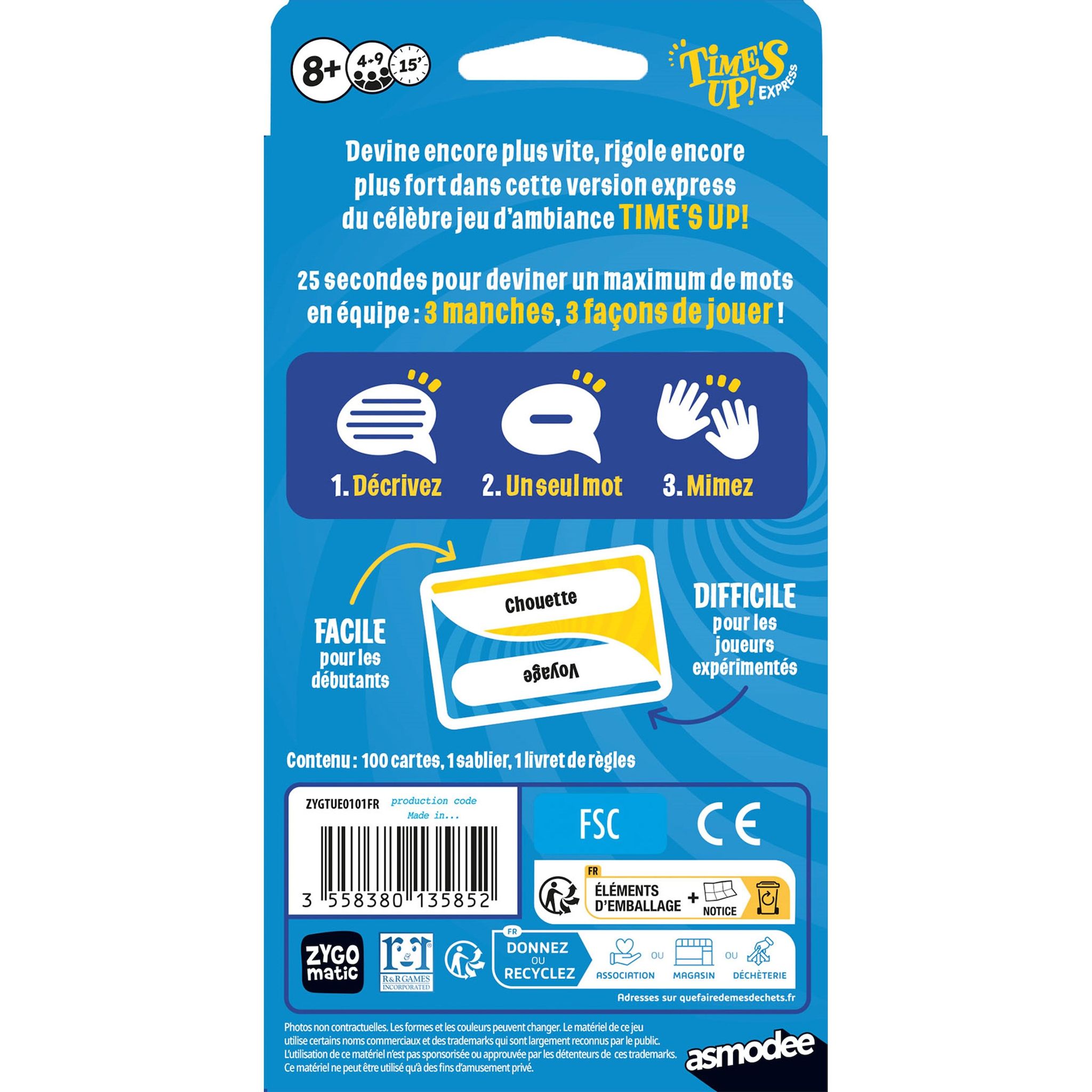 Voir la diapositive 5 : ASMODEE Jeu Time s Up Express