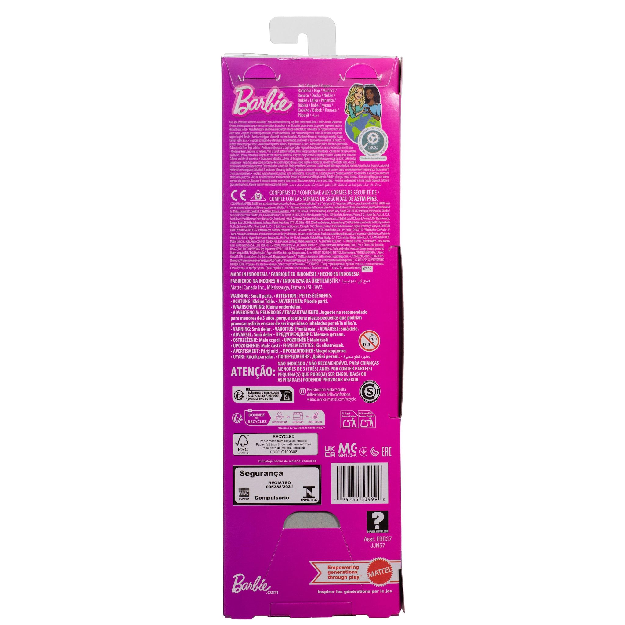 Voir la diapositive 3 : MATTEL Poupée Barbie Fashionista Robe Fleurie