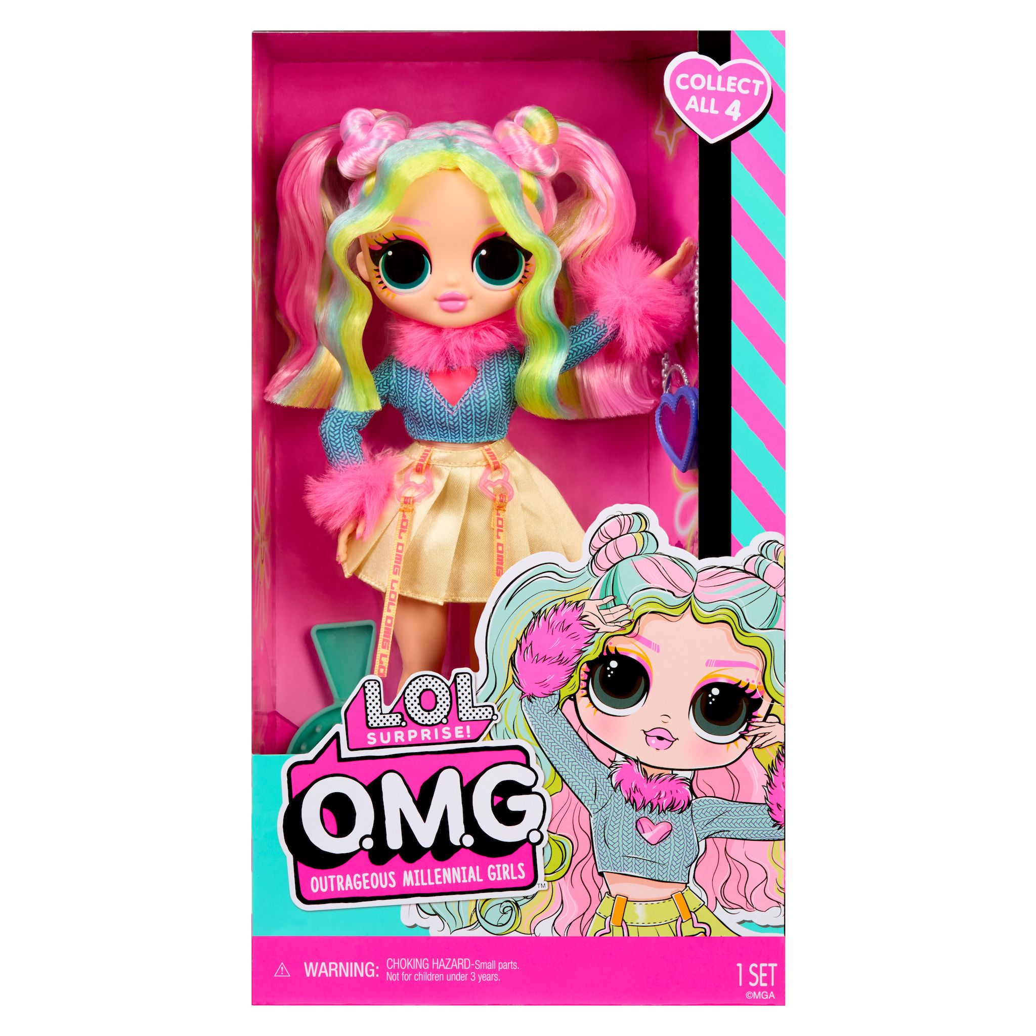 Voir la diapositive 4 : MGA Poupée LOL OMG BubbleGum DJ