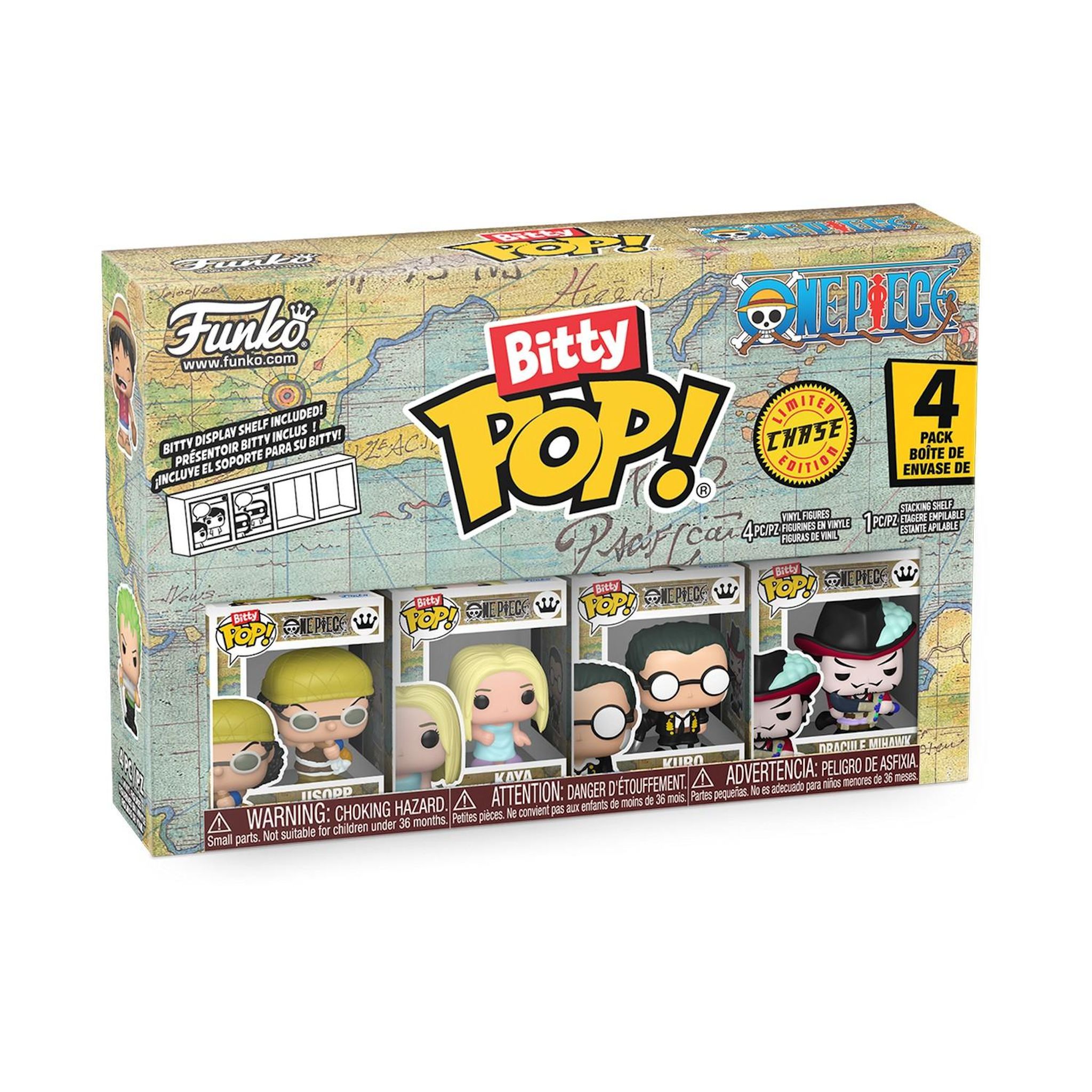 Voir la diapositive 7 : FUNKO Pack de 4 figurines Bitty Pop One piece