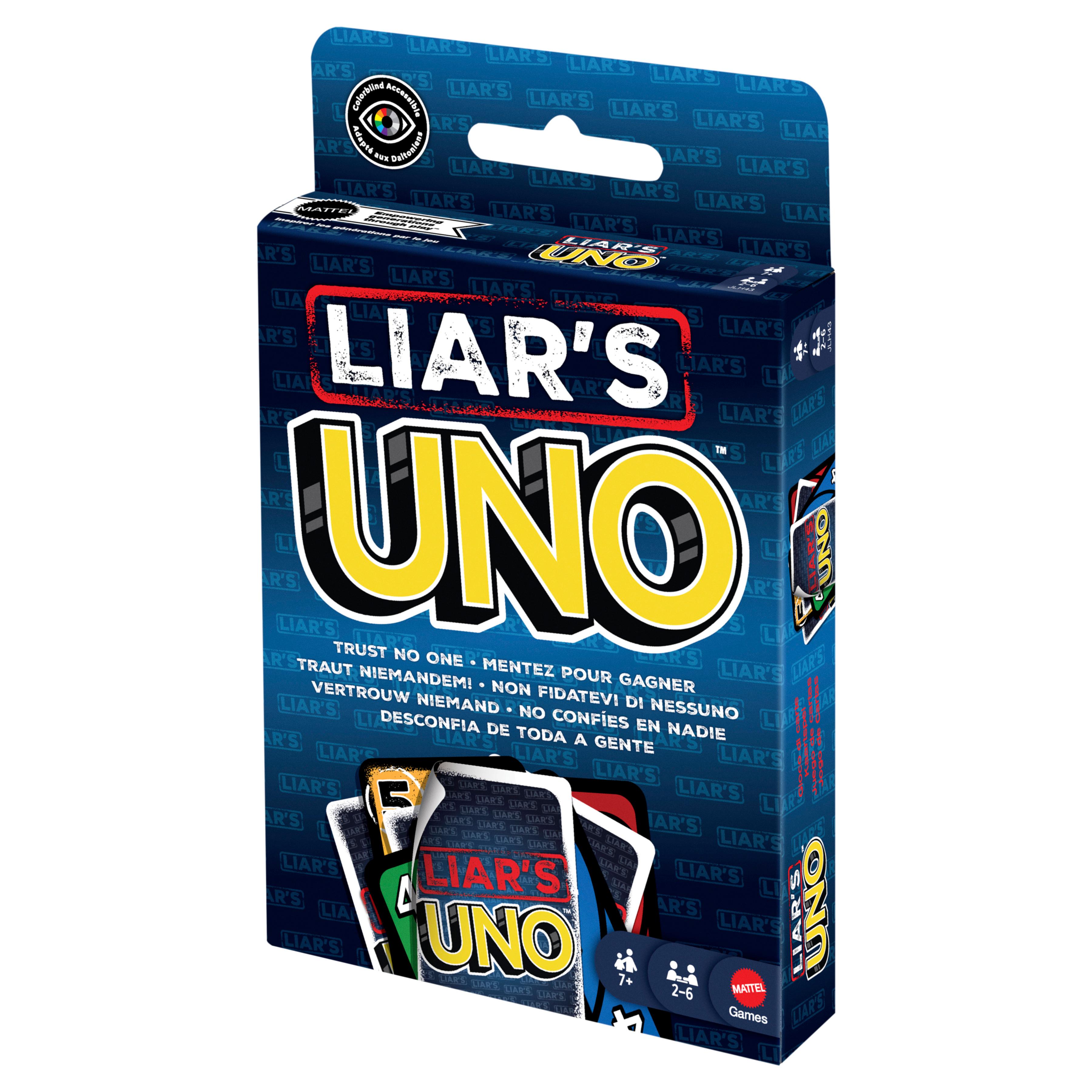 Voir la diapositive 2 : MATTEL Jeu Uno Menteur