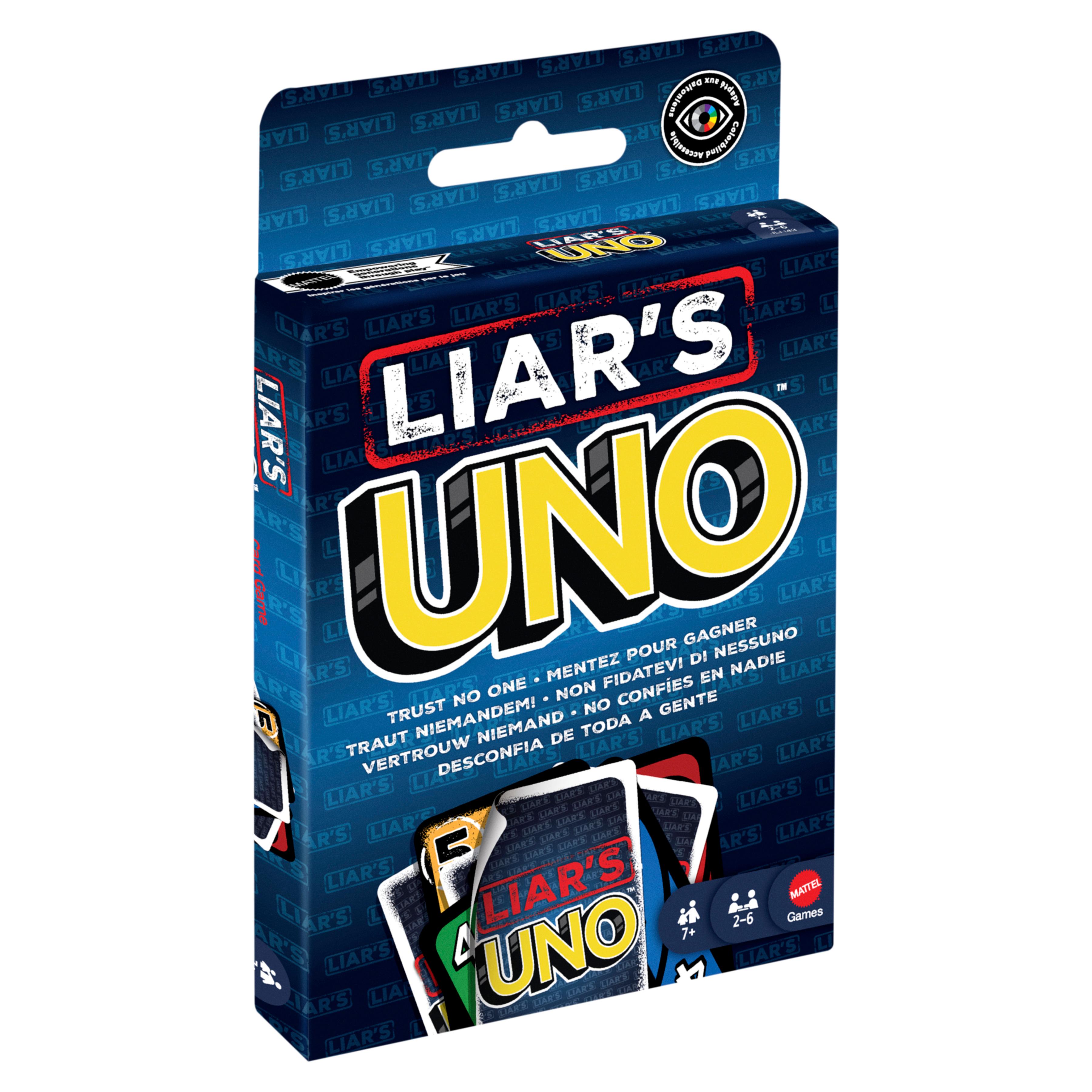 Voir la diapositive 3 : MATTEL Jeu Uno Menteur