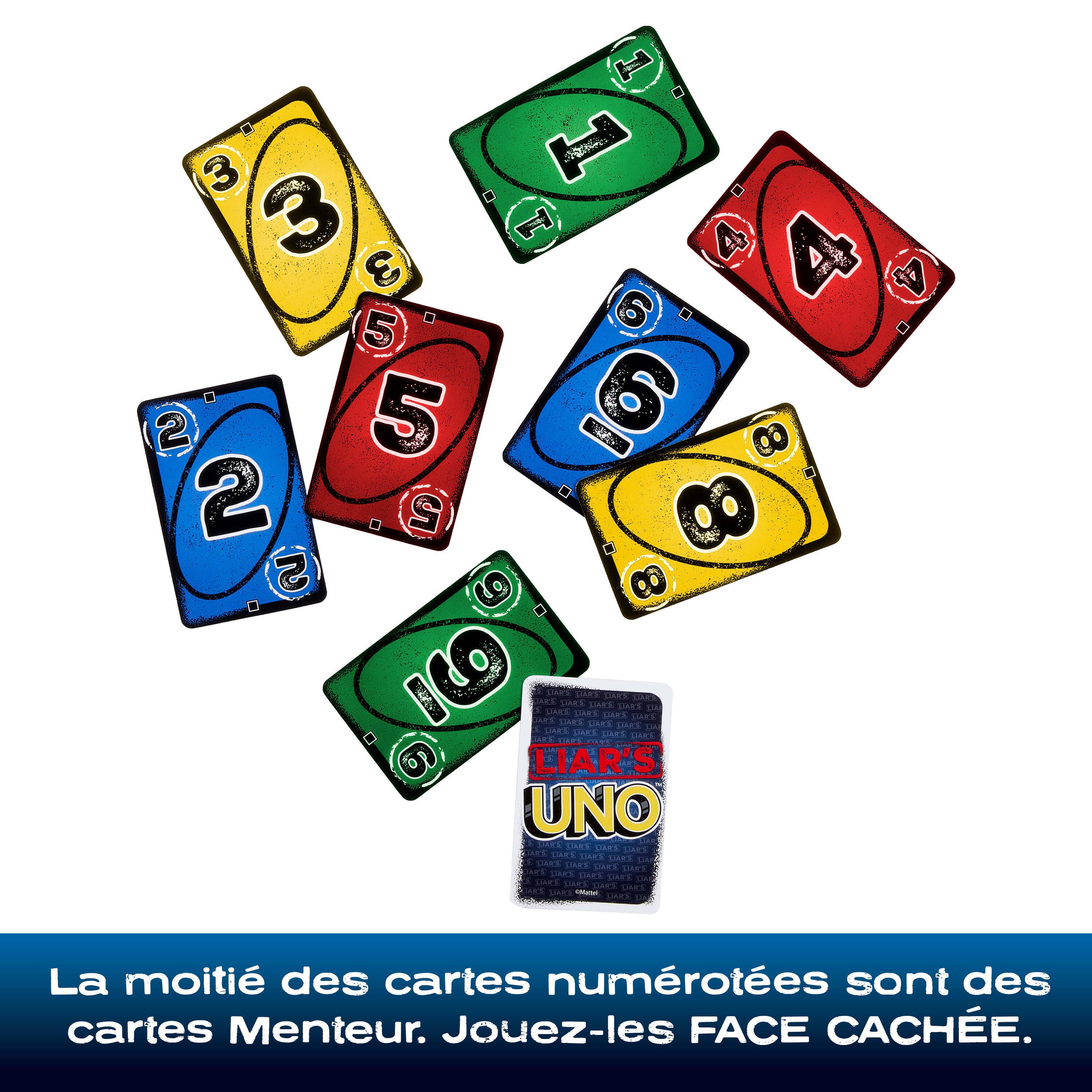 Voir la diapositive 4 : MATTEL Jeu Uno Menteur
