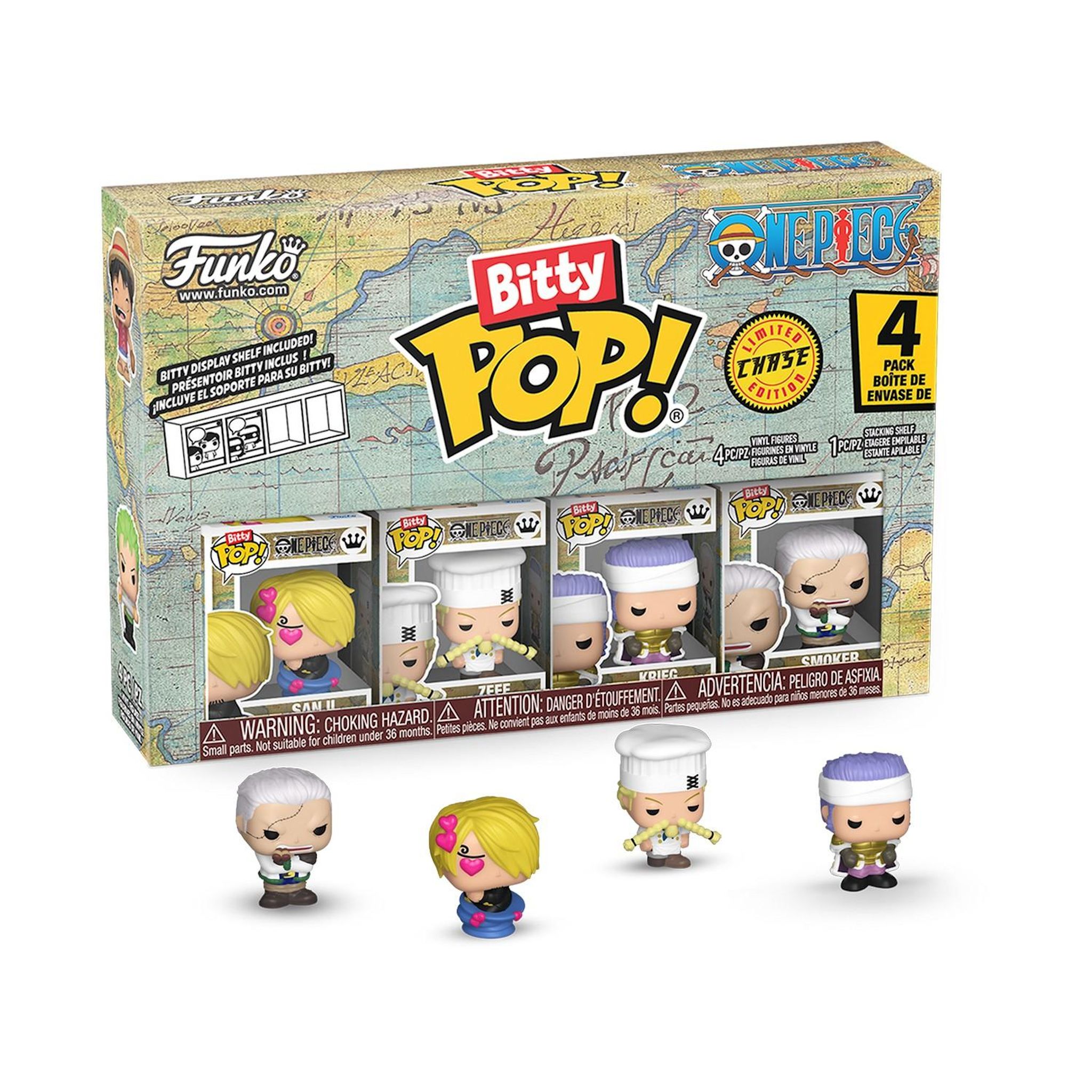 FUNKO Pack de 4 figurine Bitty Pop One Piece Sanji