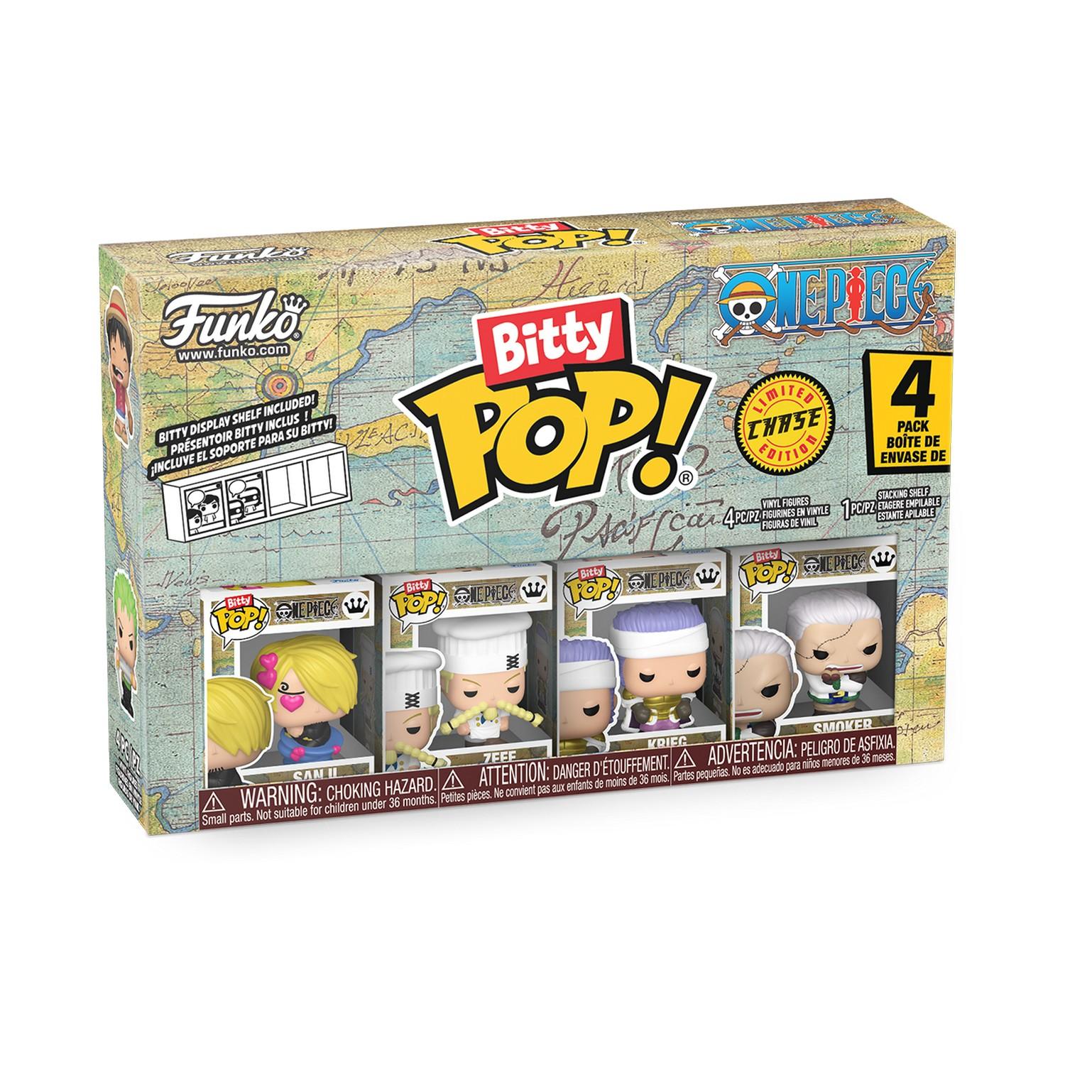 Voir la diapositive 7 : FUNKO Pack de 4 figurine Bitty Pop One Piece Sanji