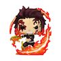 Voir la diapositive 2 : FUNKO Figurine Pop Tanjiro Dancing Flash - Demon Slayer