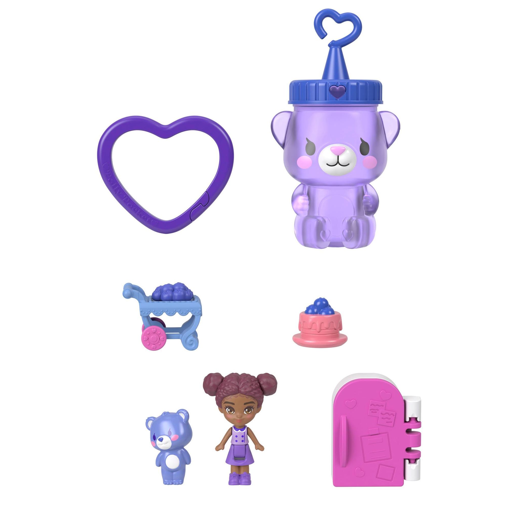 Voir la diapositive 4 : MATTEL Coffret Ourson et Myrtilles Polly Pocket