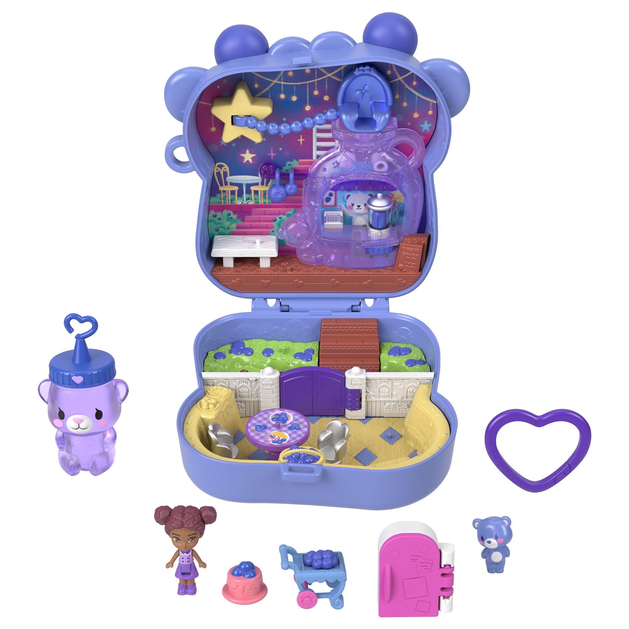 Voir la diapositive 5 : MATTEL Coffret Ourson et Myrtilles Polly Pocket
