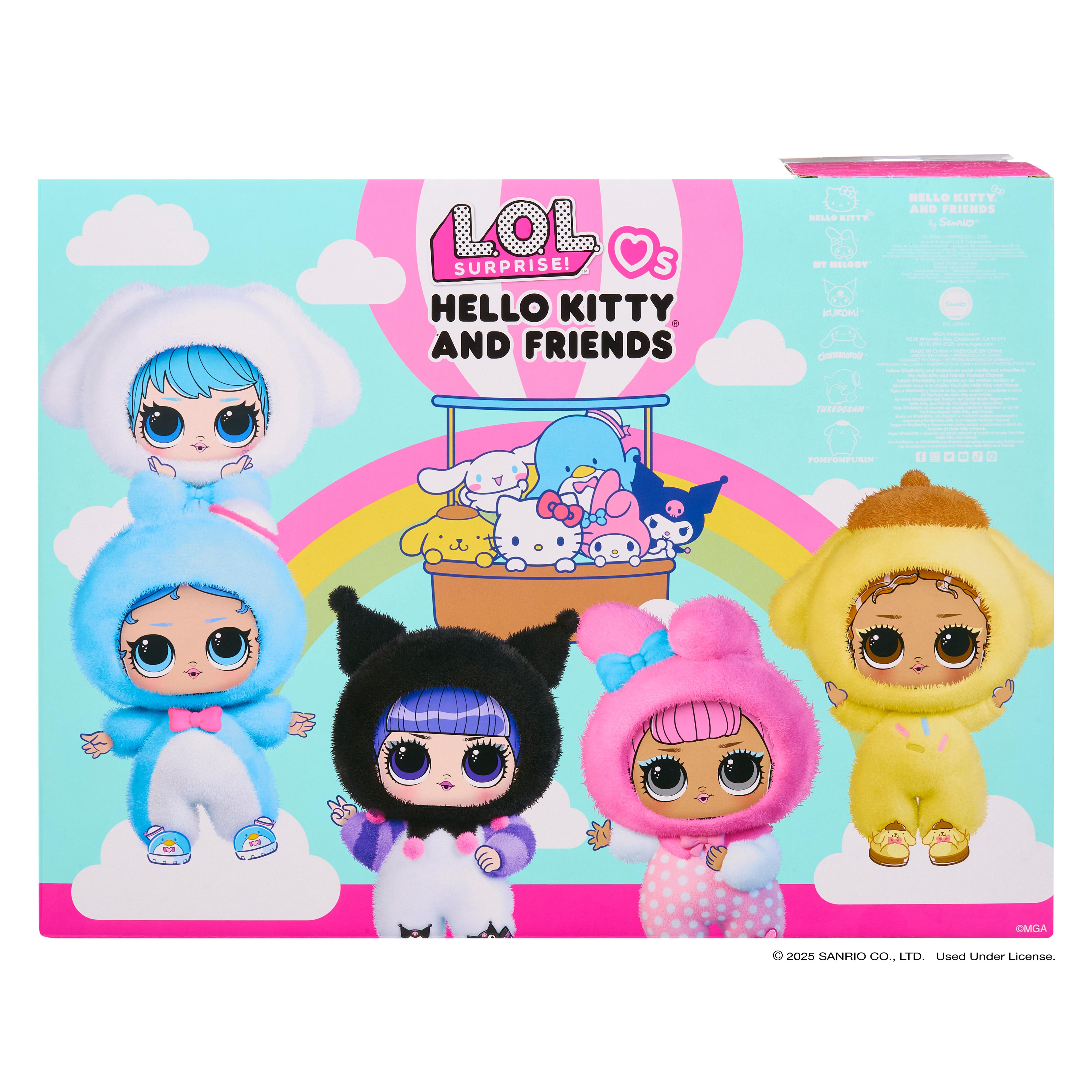 Voir la diapositive 3 : MGA Peluche LOL Loves Hello Kitty