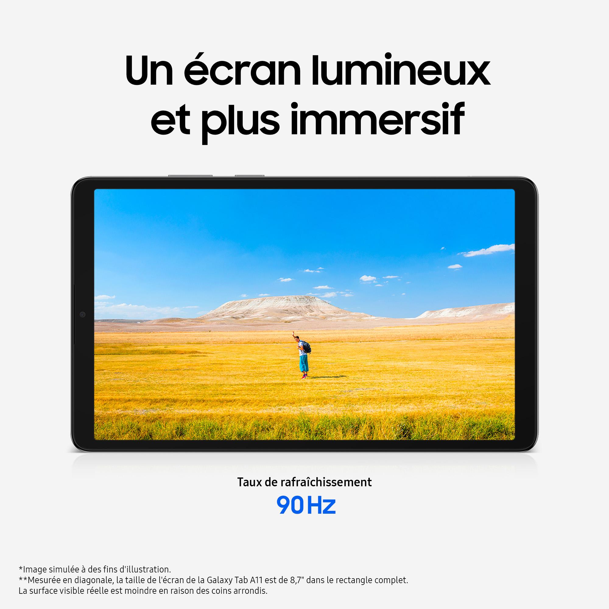 Voir la diapositive 3 : SAMSUNG Tablette tactile Galaxy Tab A11 128 Go - Gris