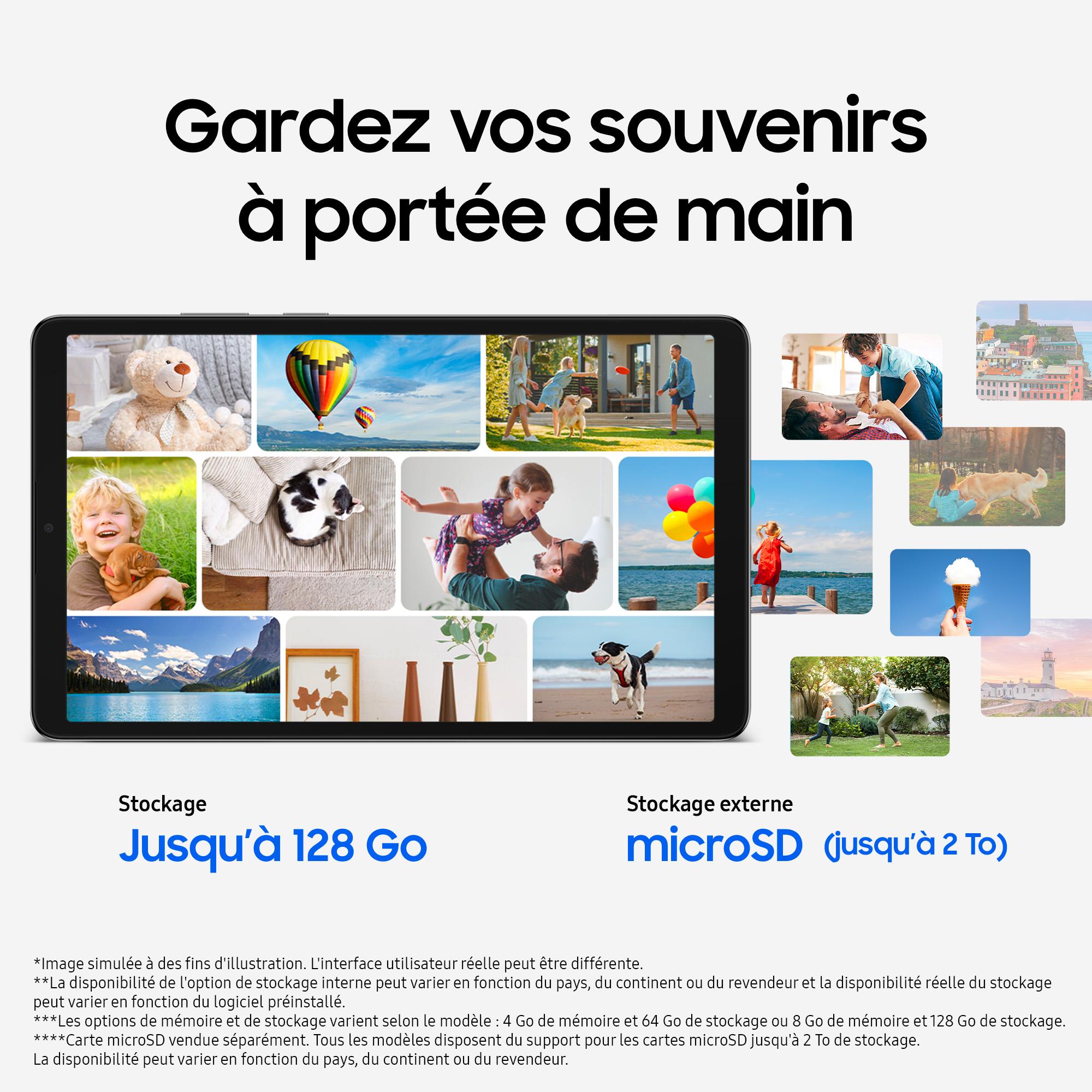 Voir la diapositive 4 : SAMSUNG Tablette tactile Galaxy Tab A11 128 Go - Gris