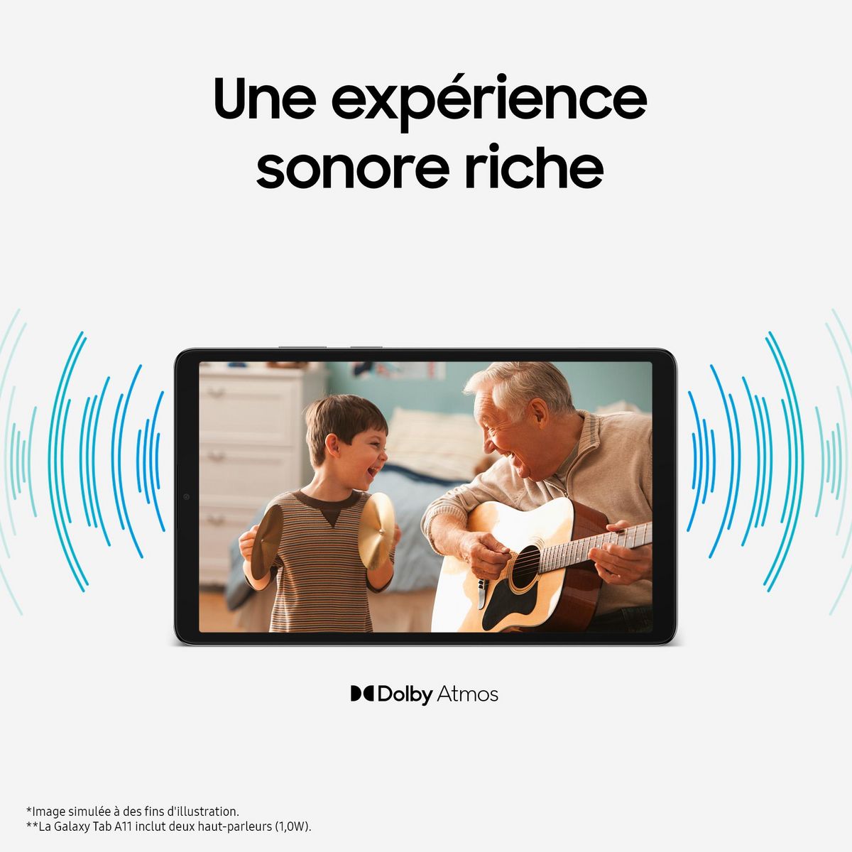 SAMSUNG Tablette tactile Galaxy Tab A11 128 Go - Gris