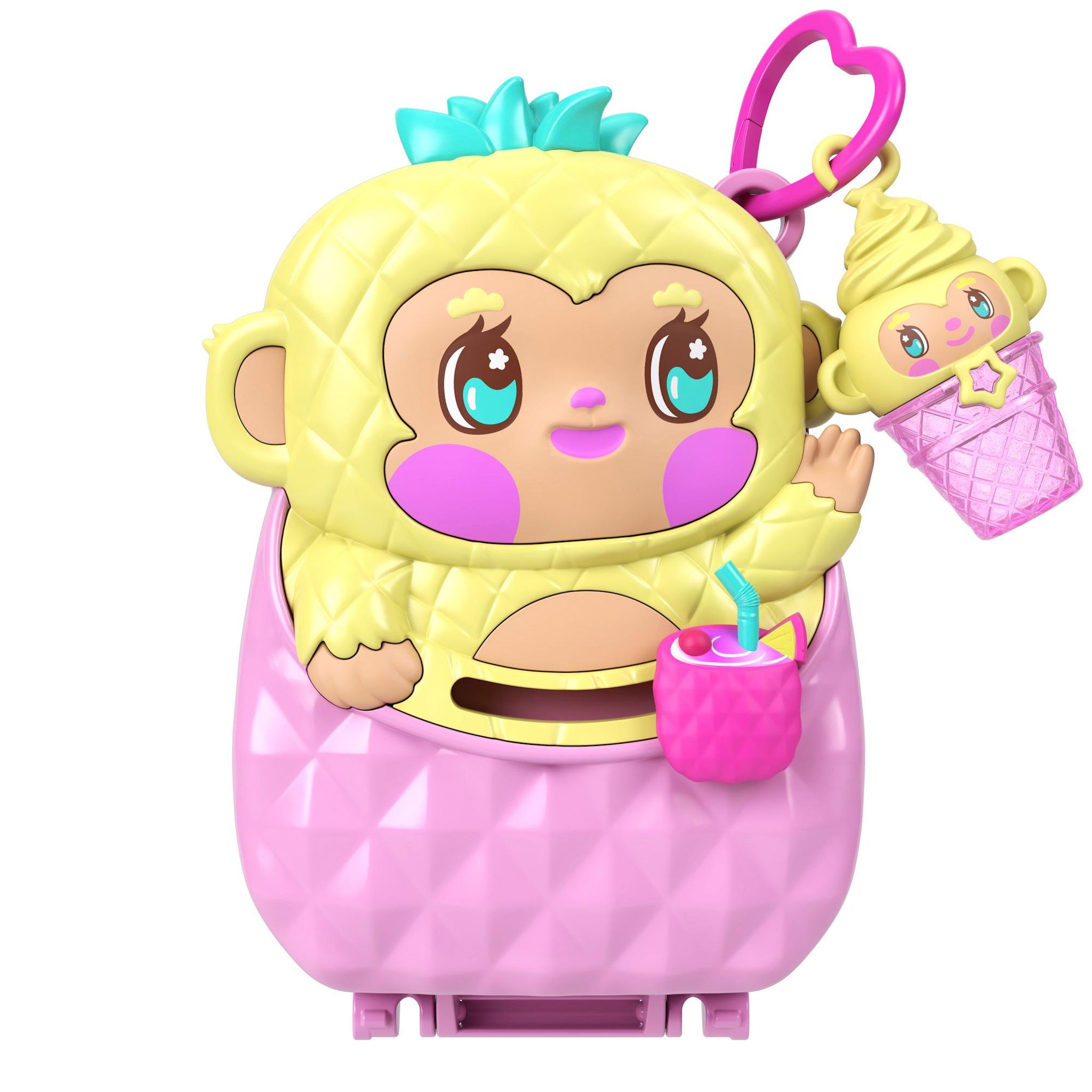 Voir la diapositive 11 : MATTEL Coffret Ananas et Oustiti Polly Pocket