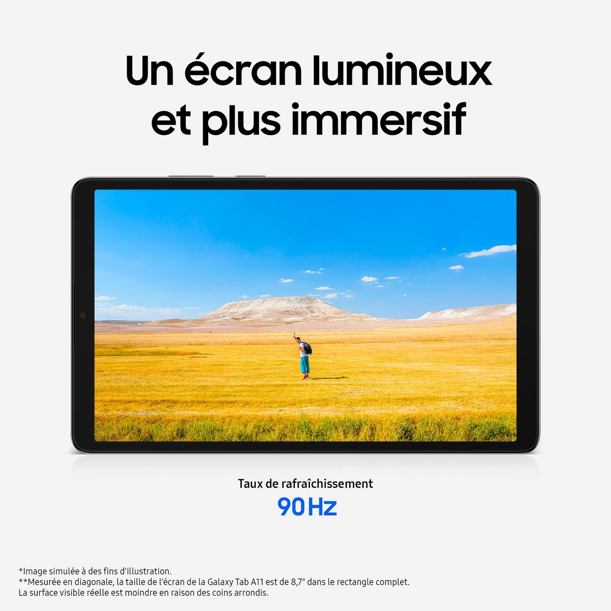 SAMSUNG Tablette tactile Galaxy Tab A11 64 Go - Gris