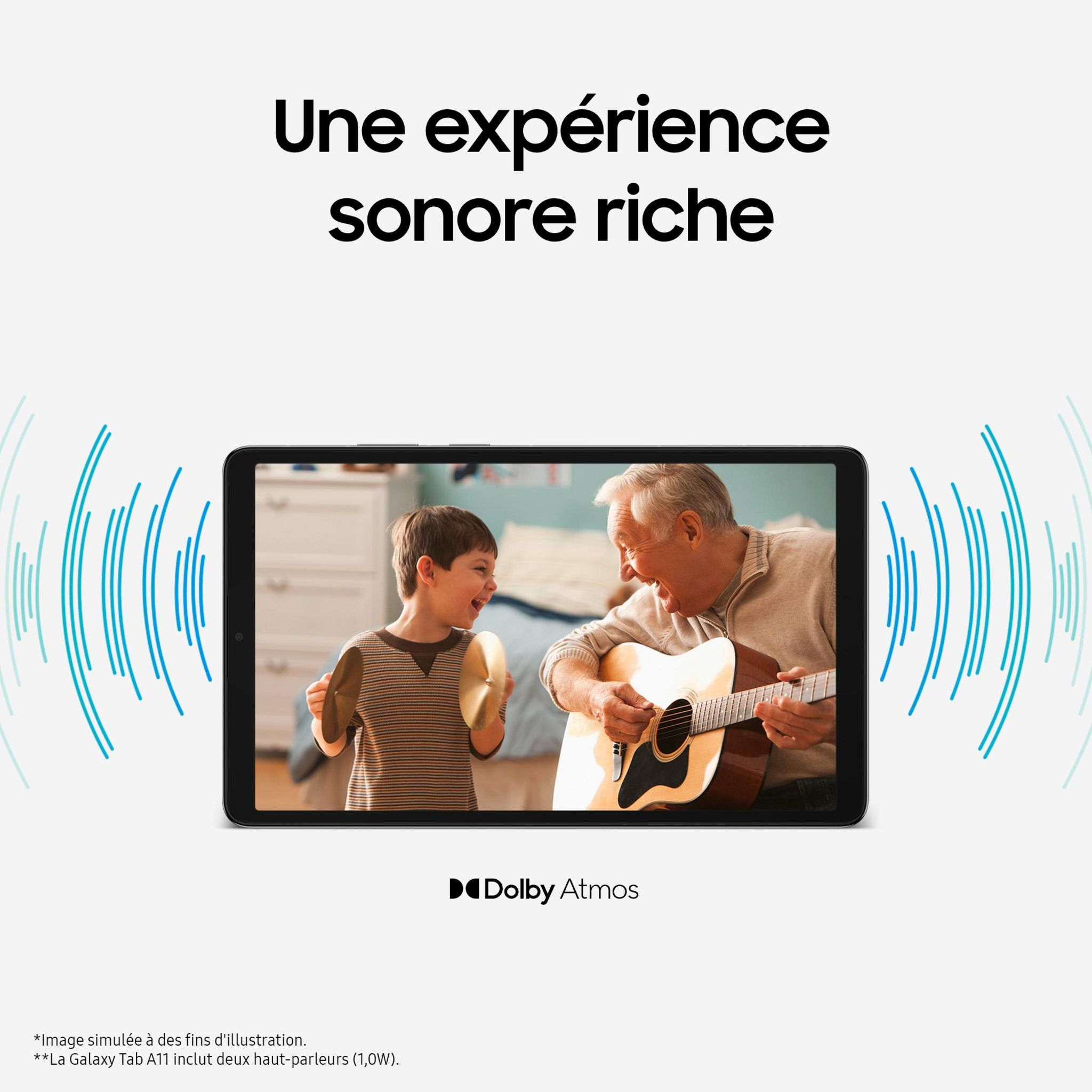 Voir la diapositive 6 : SAMSUNG Tablette tactile Galaxy Tab A11 64 Go - Gris