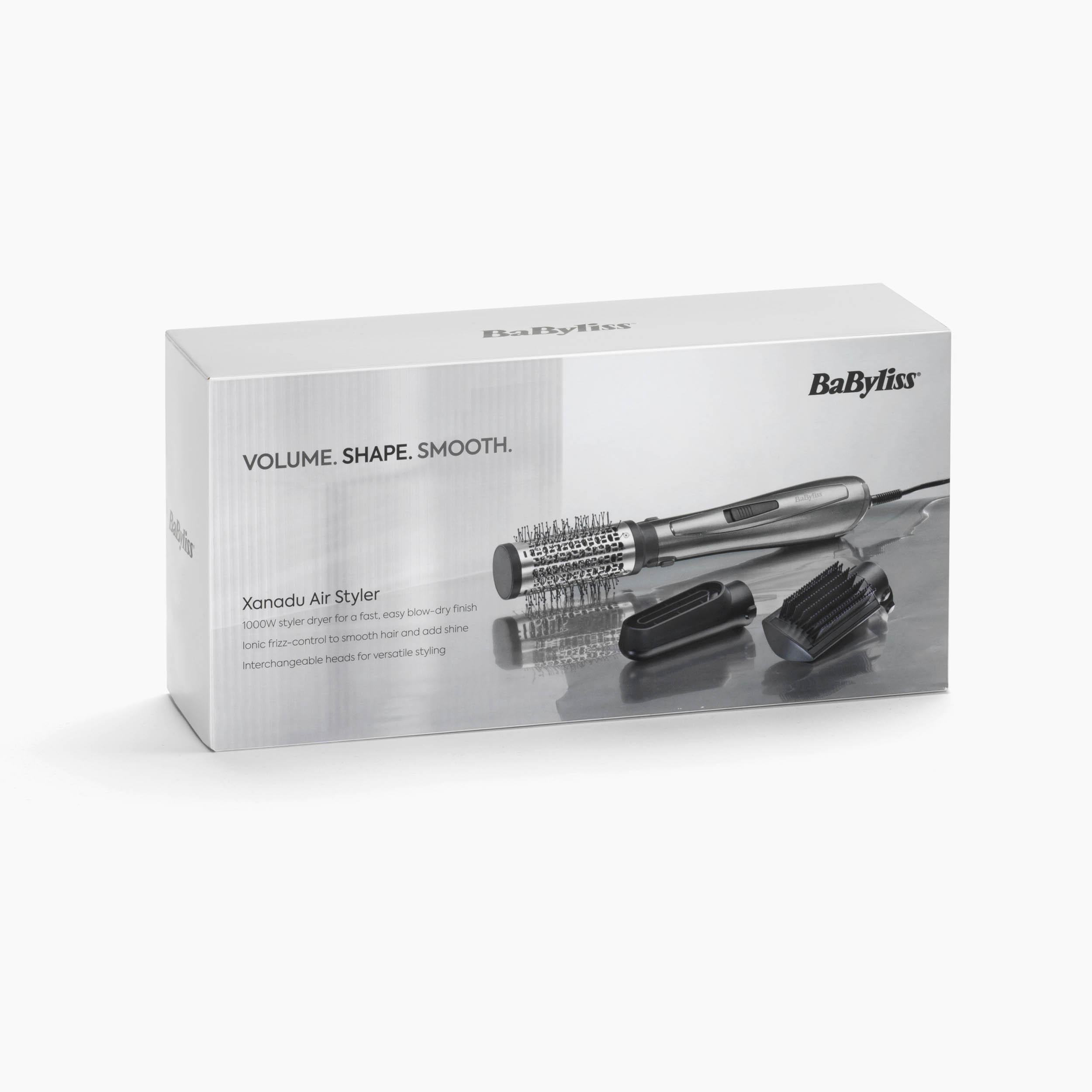 Voir la diapositive 4 : BABYLISS Brosse soufflante AS261E - Gris