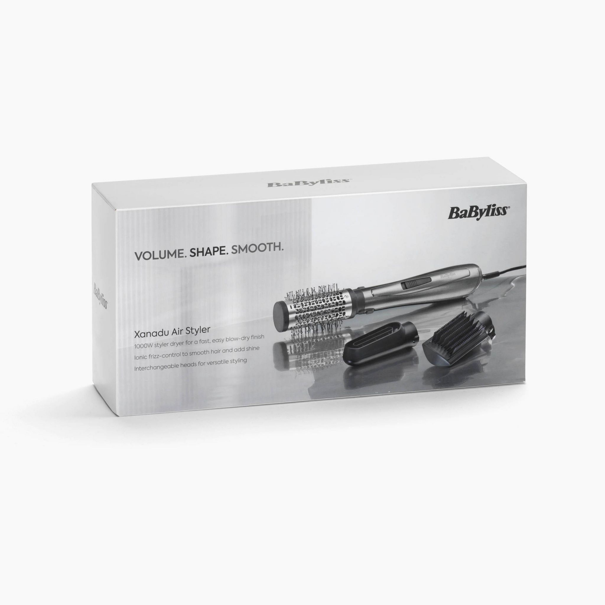 Voir la diapositive 4 : BABYLISS Brosse soufflante AS261E - Gris