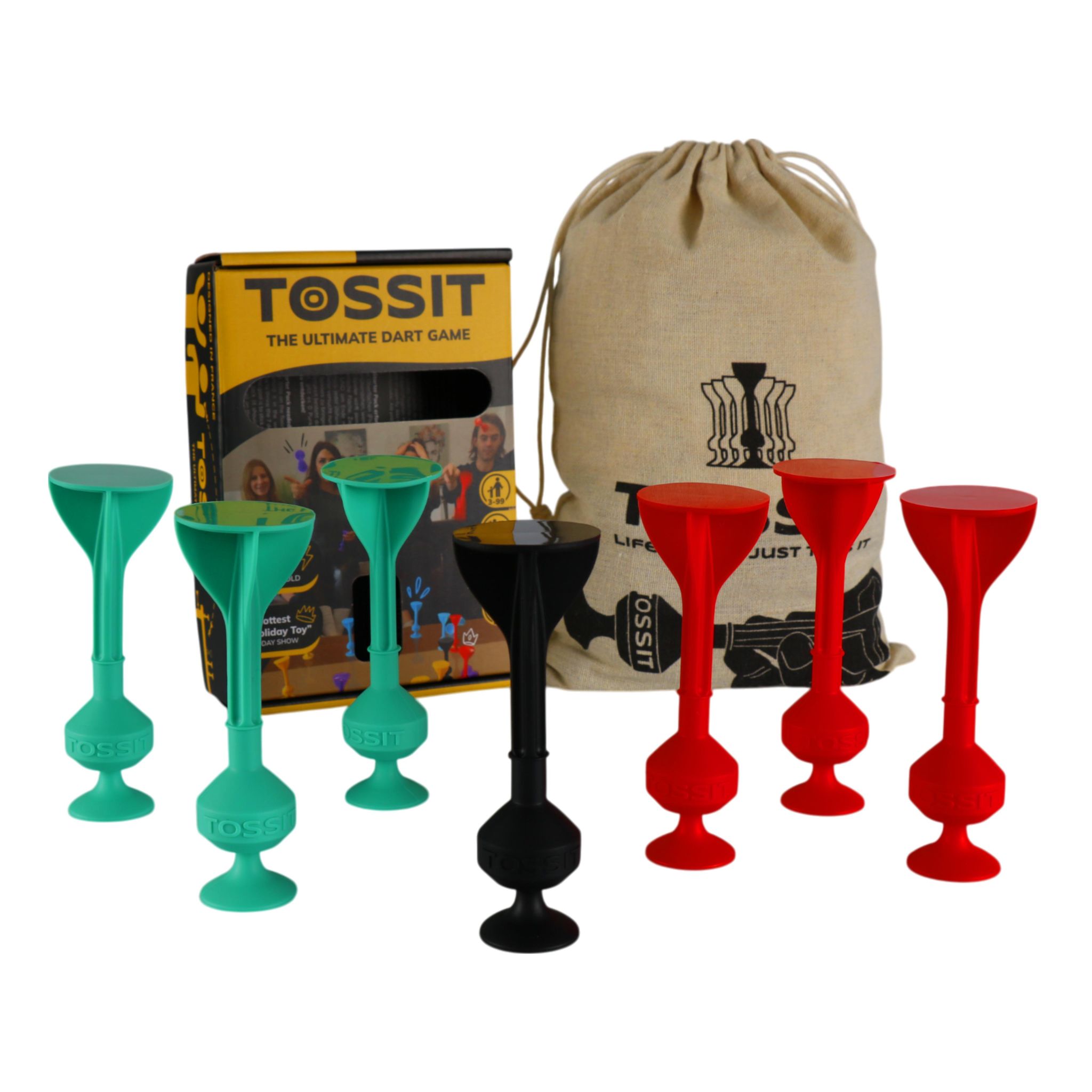 Voir la diapositive 3 : GIGAMIC Jeu Tossit Rouge et Bleu