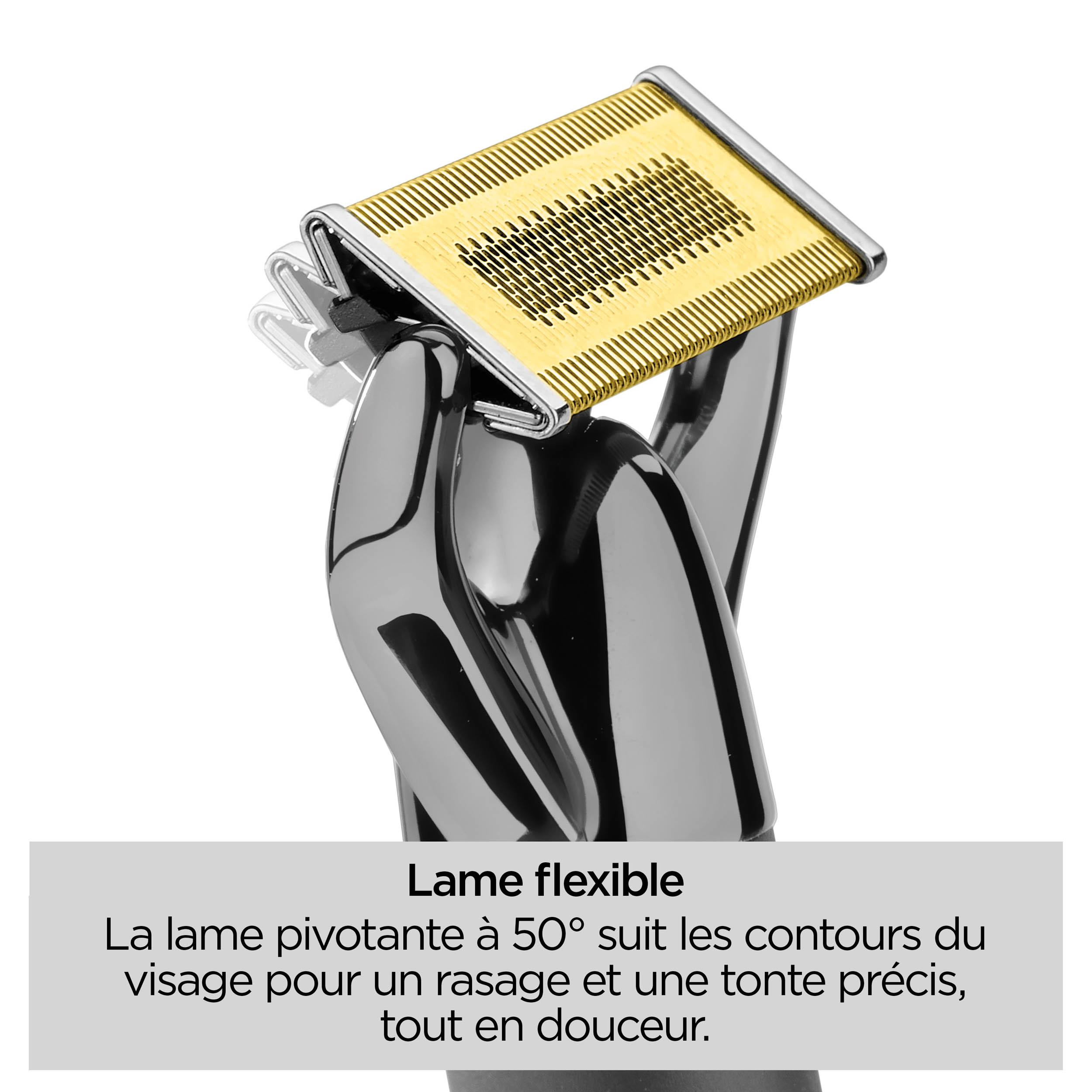 Voir la diapositive 6 : BABYLISS Tondeuse barbe et rasoir OT991E - Gris