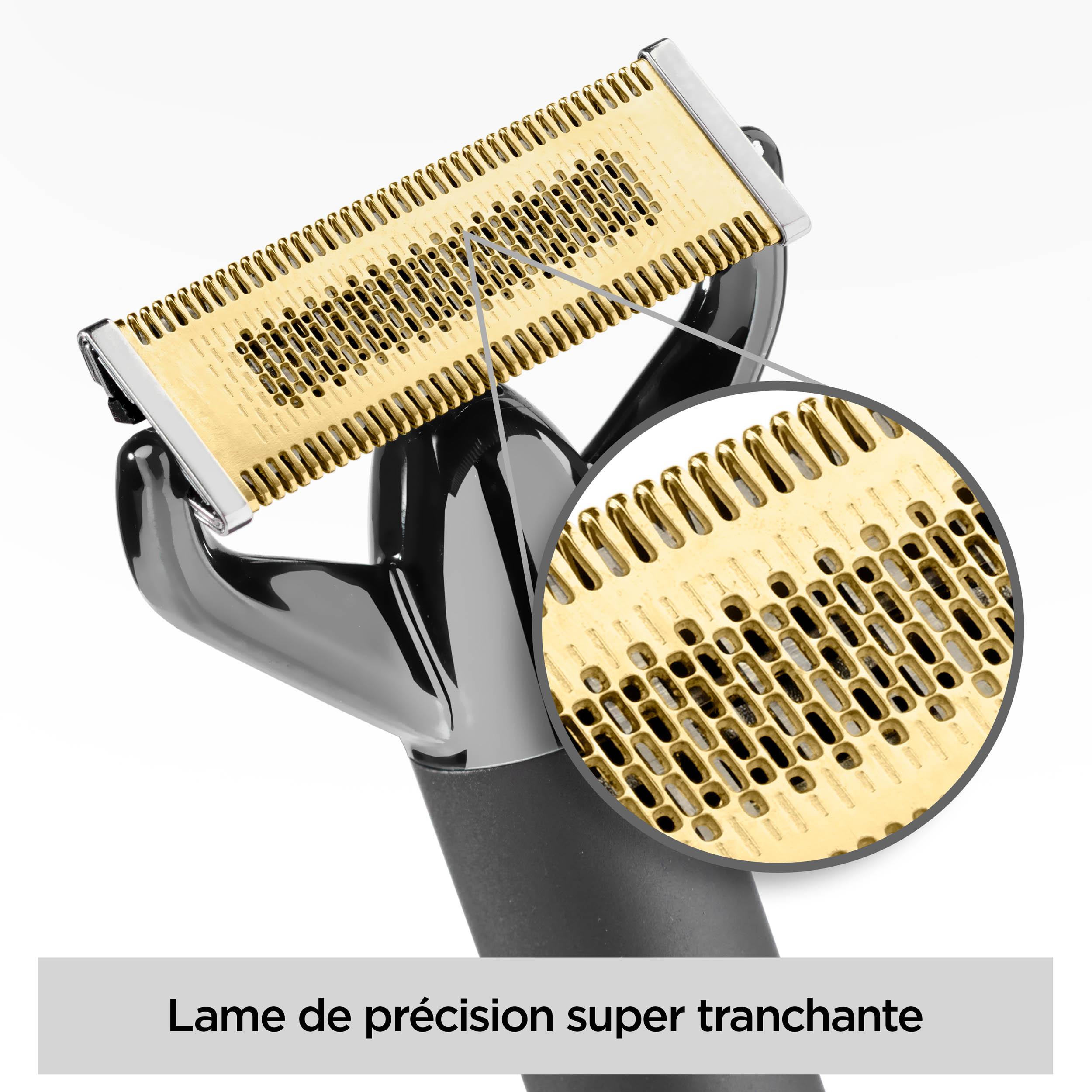 Voir la diapositive 7 : BABYLISS Tondeuse barbe et rasoir OT991E - Gris