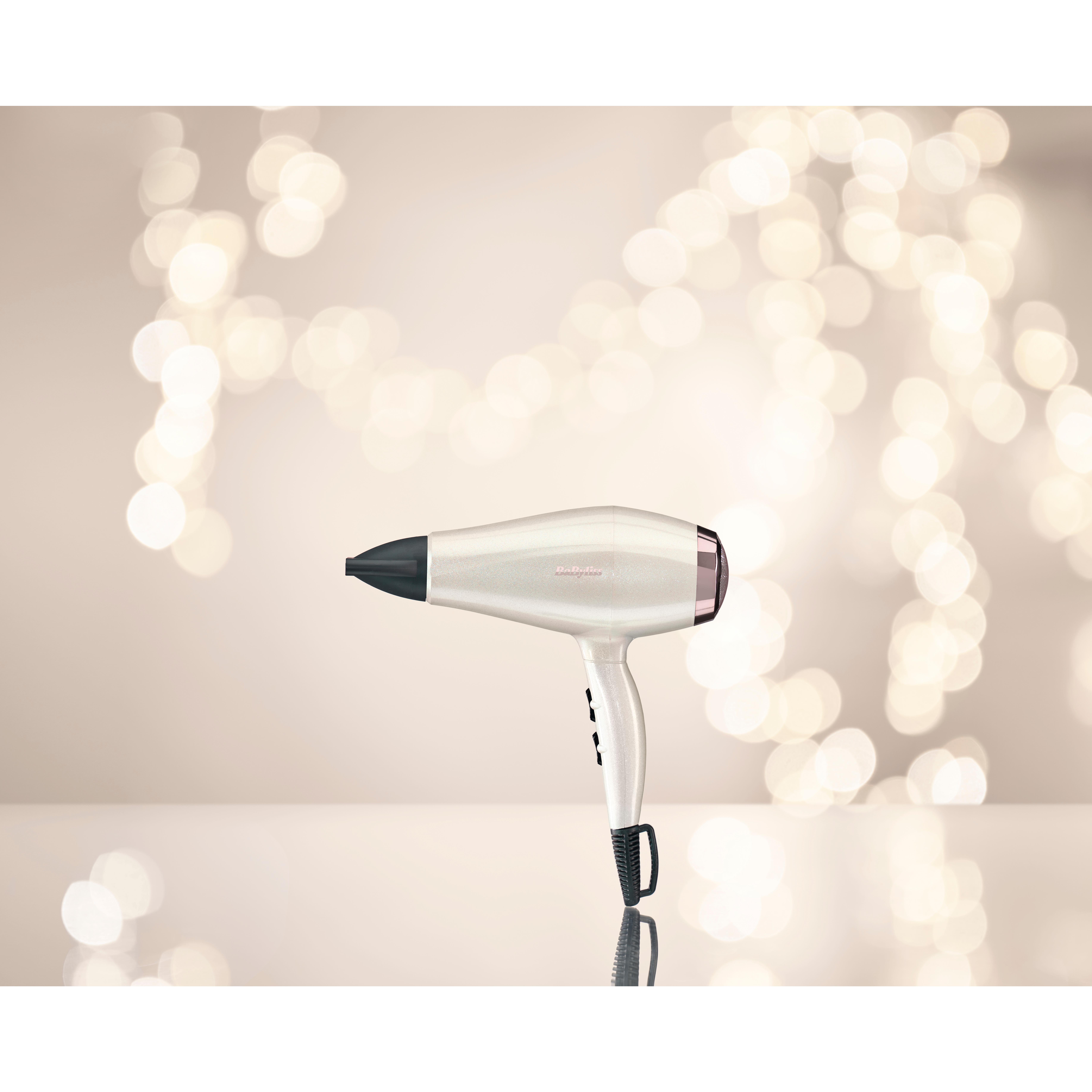 Voir la diapositive 2 : BABYLISS Sèche cheveux 5914PE - Blanc brillant