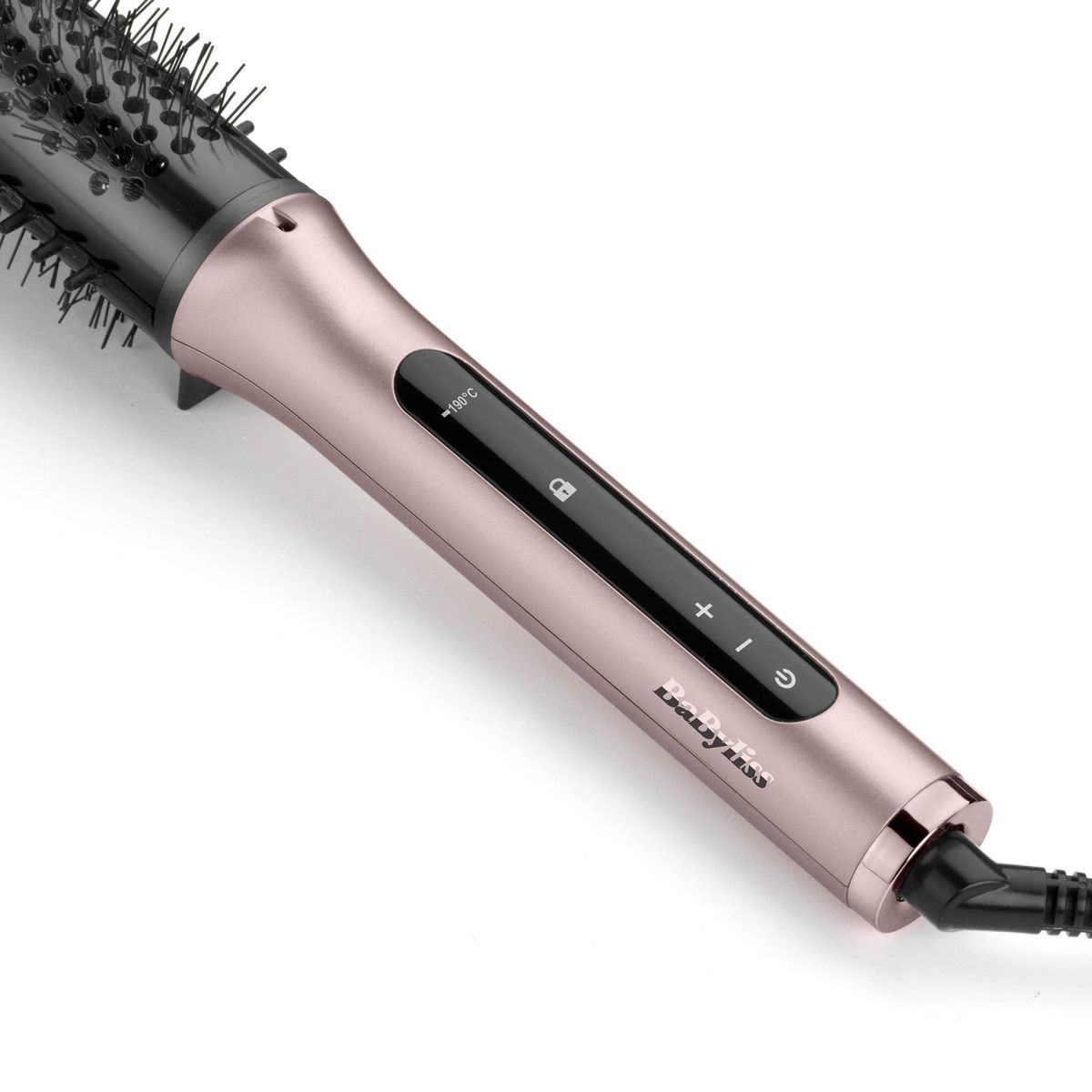 BABYLISS Brosse chauffante HSB200E - Rose
