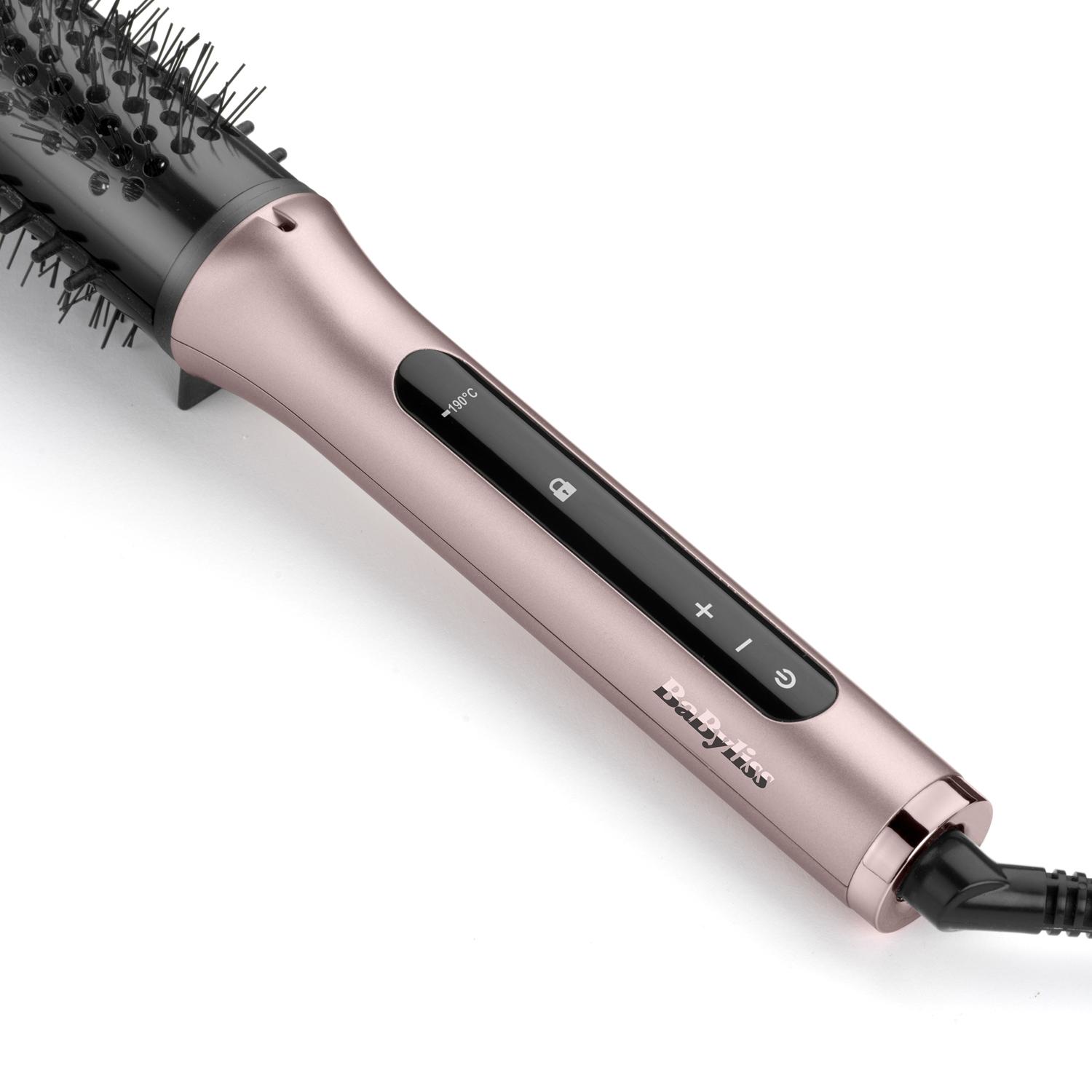 Voir la diapositive 7 : BABYLISS Brosse chauffante HSB200E - Rose