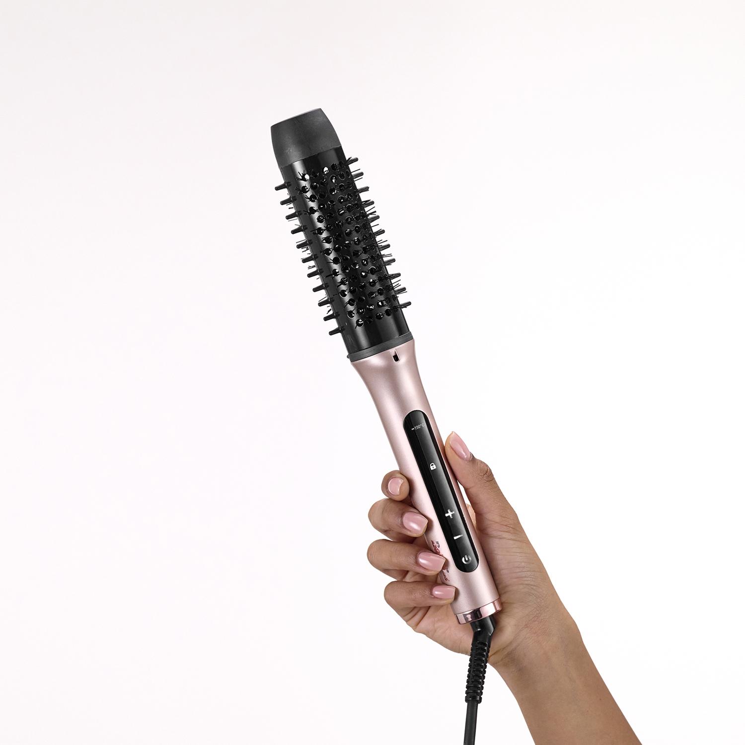 Voir la diapositive 8 : BABYLISS Brosse chauffante HSB200E - Rose