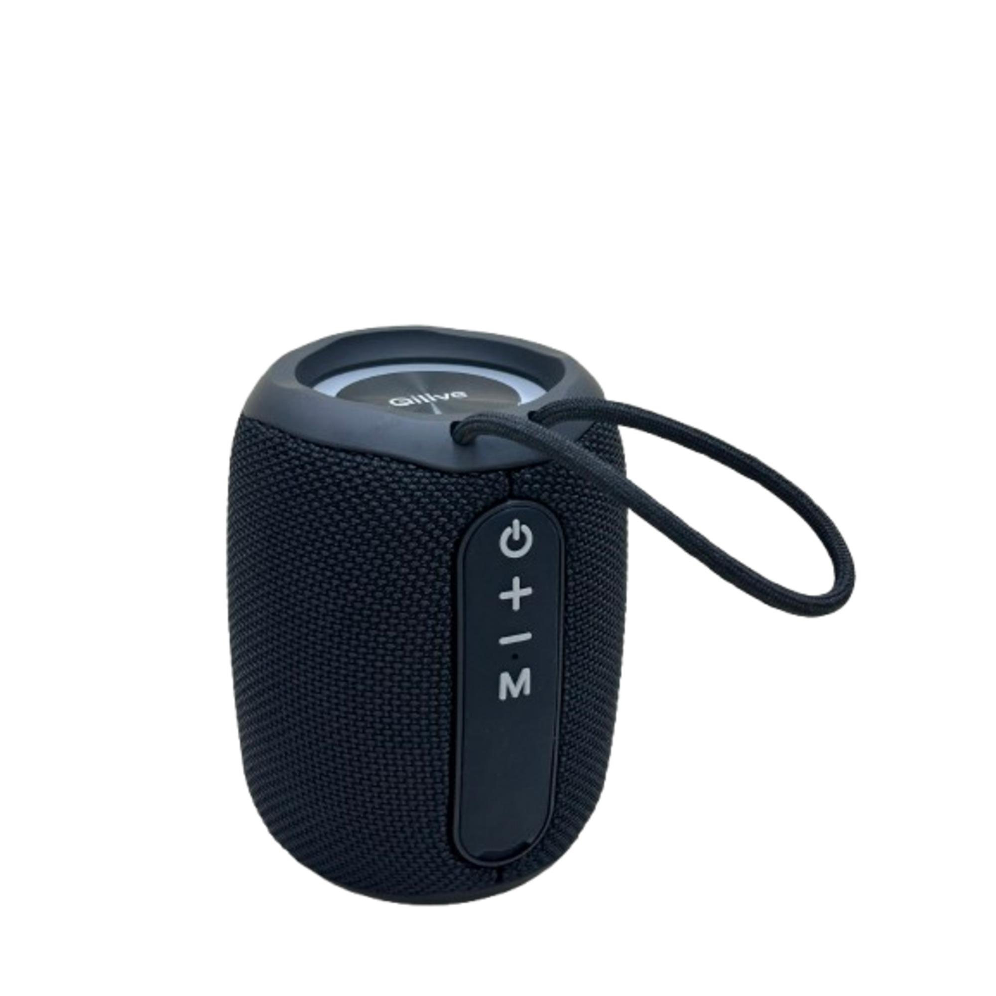 Voir la diapositive 2 : QILIVE Enceinte portable Q1608 Bluetooth Cylindrique - Noir