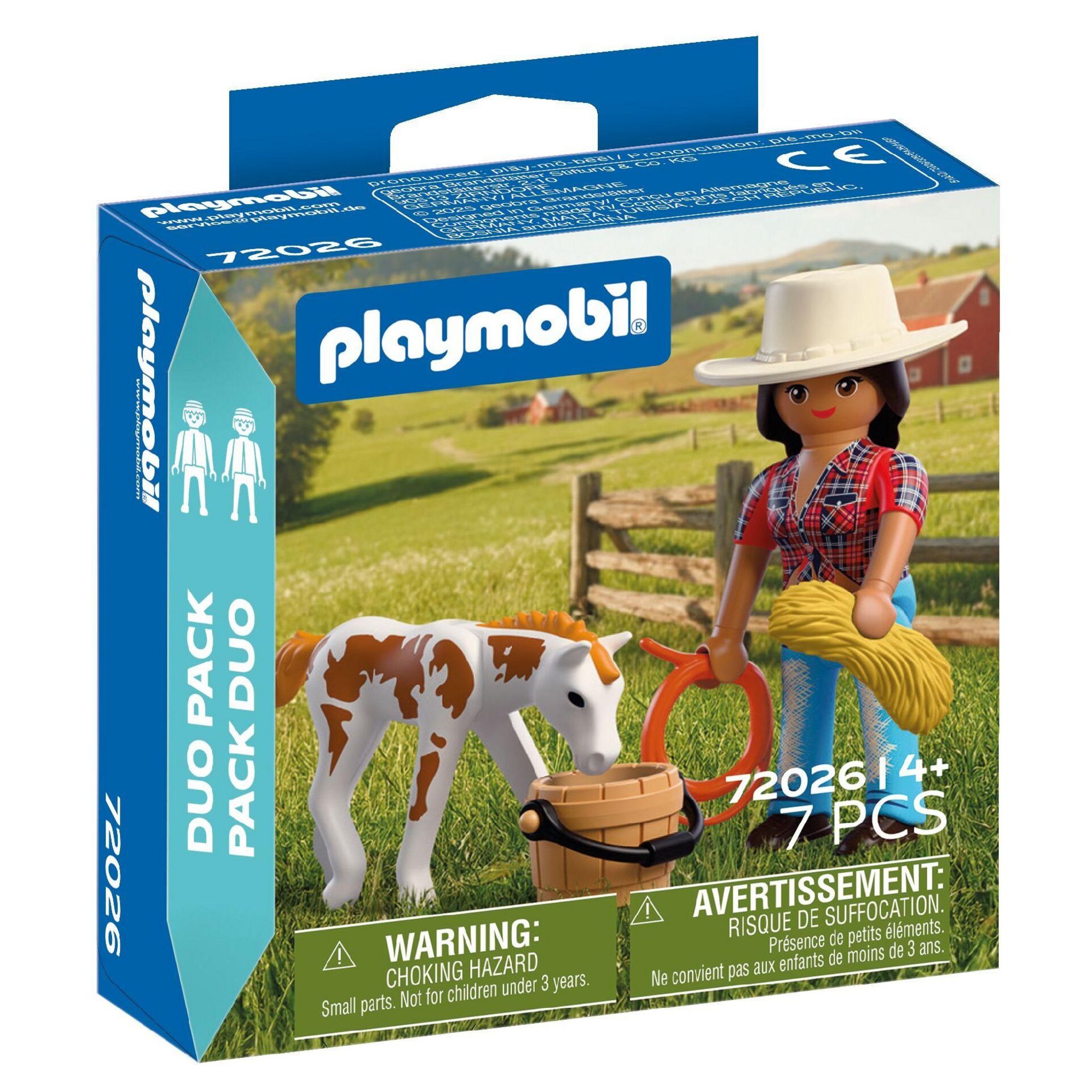 PLAYMOBIL 72026 - Duo cavalière et Poulain