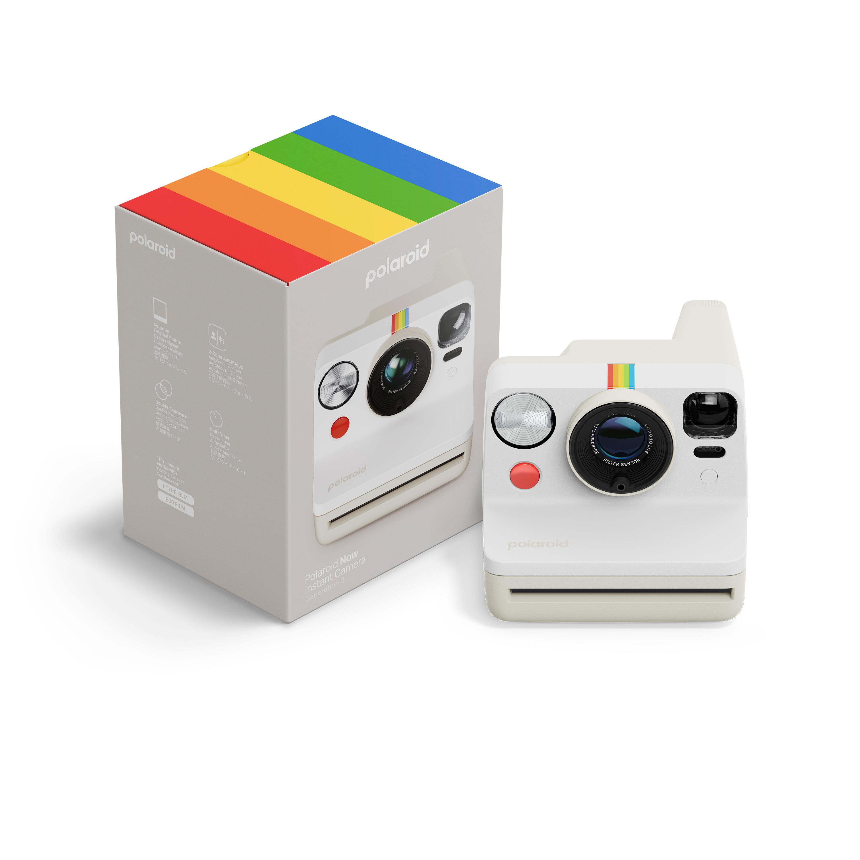 Voir la diapositive 6 : POLAROID Appareil Photo instantané Now Gen 3 - Blanc galet