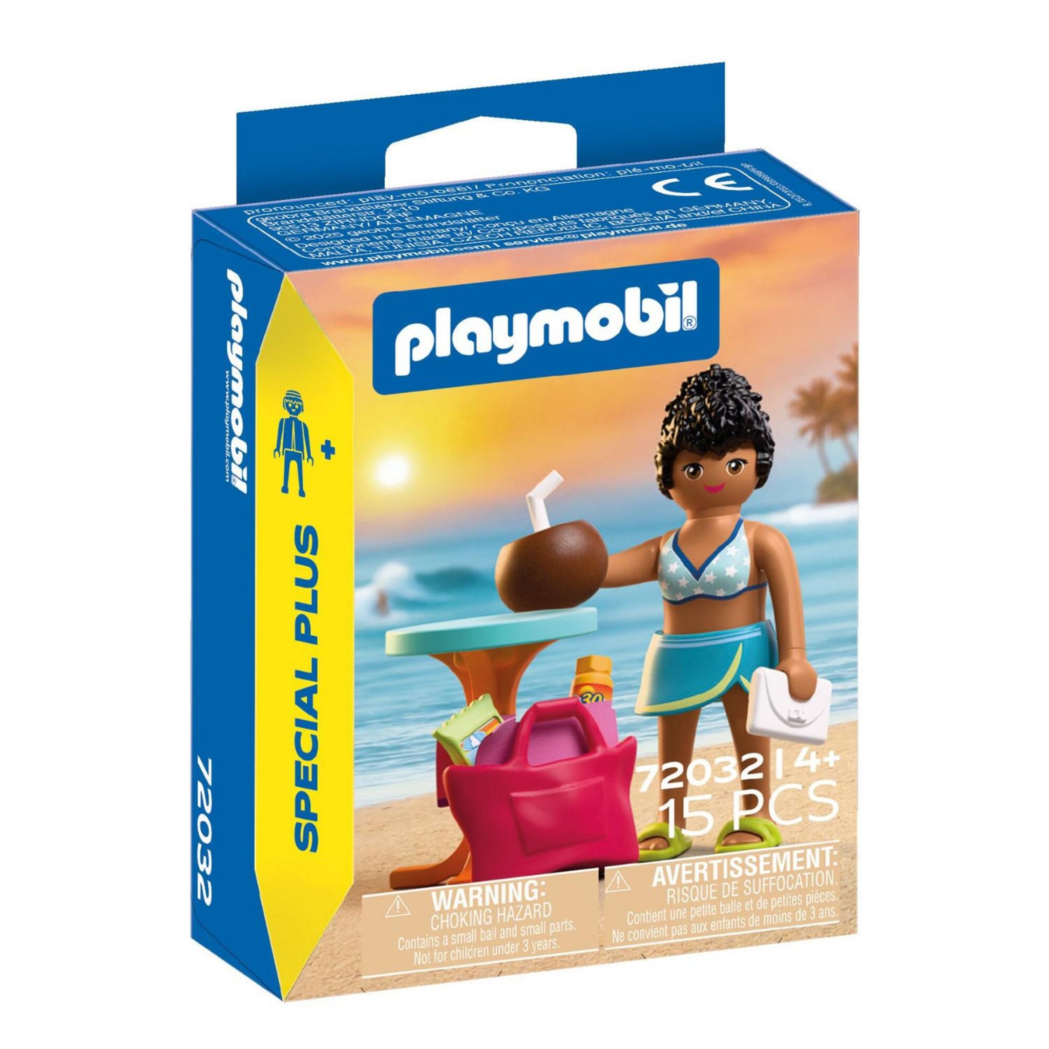PLAYMOBIL 72032 - Vacancier à la plage