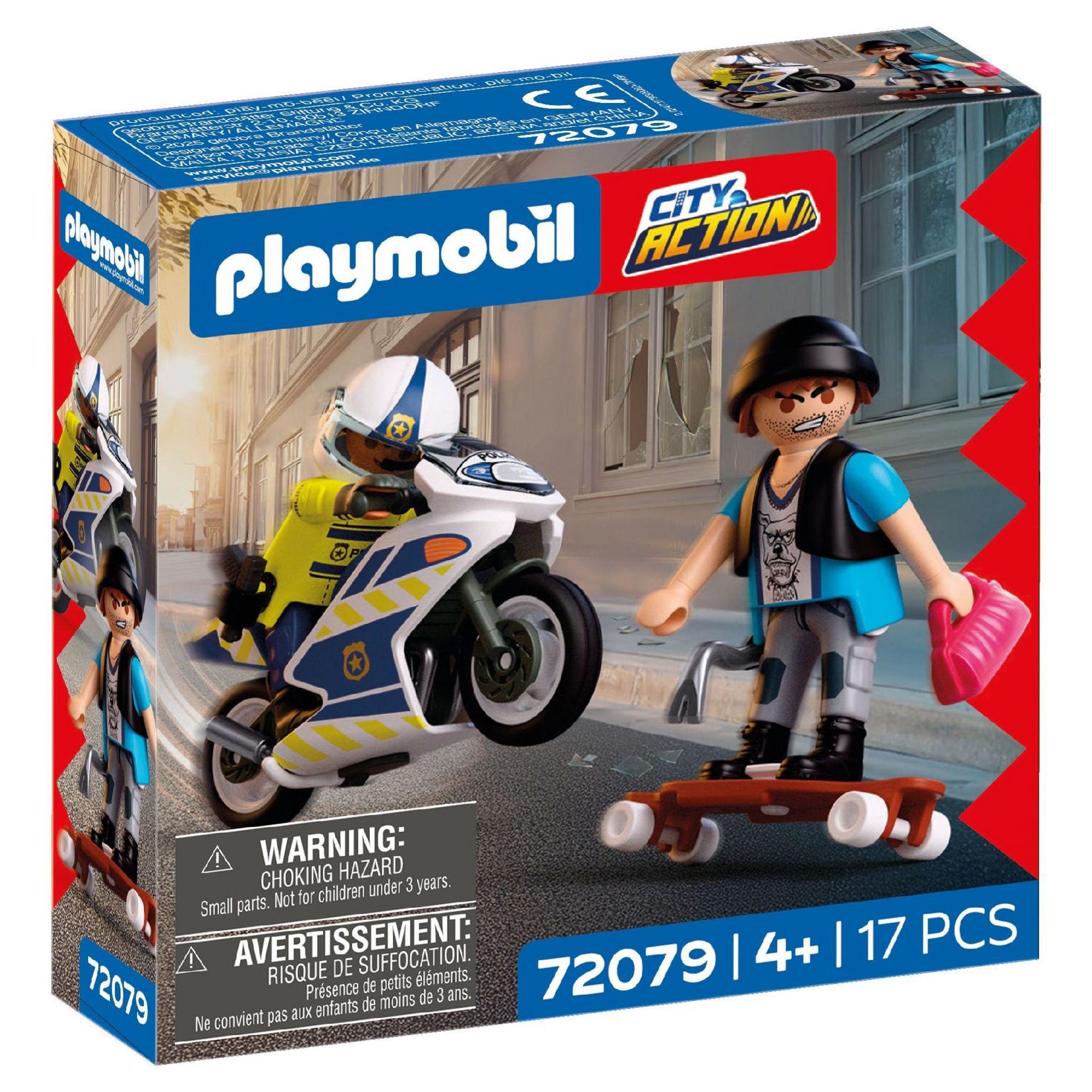 PLAYMOBIL 72079 - Course Poursuite en Moto