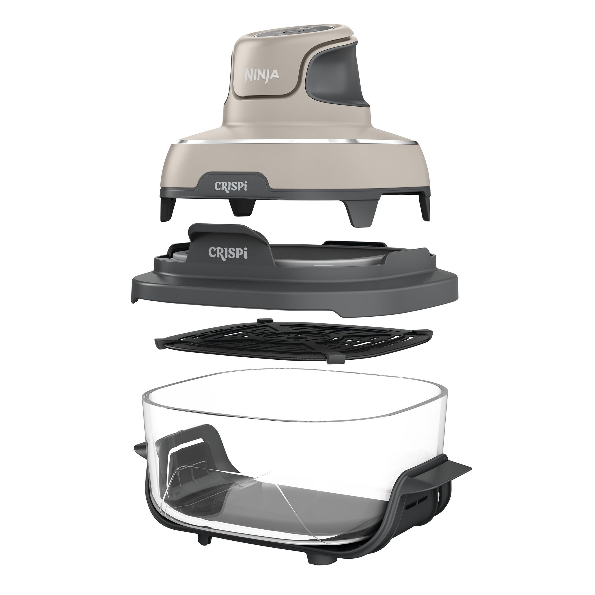 Voir la diapositive 4 : NINJA Crispi Airfryer en verre - Beige