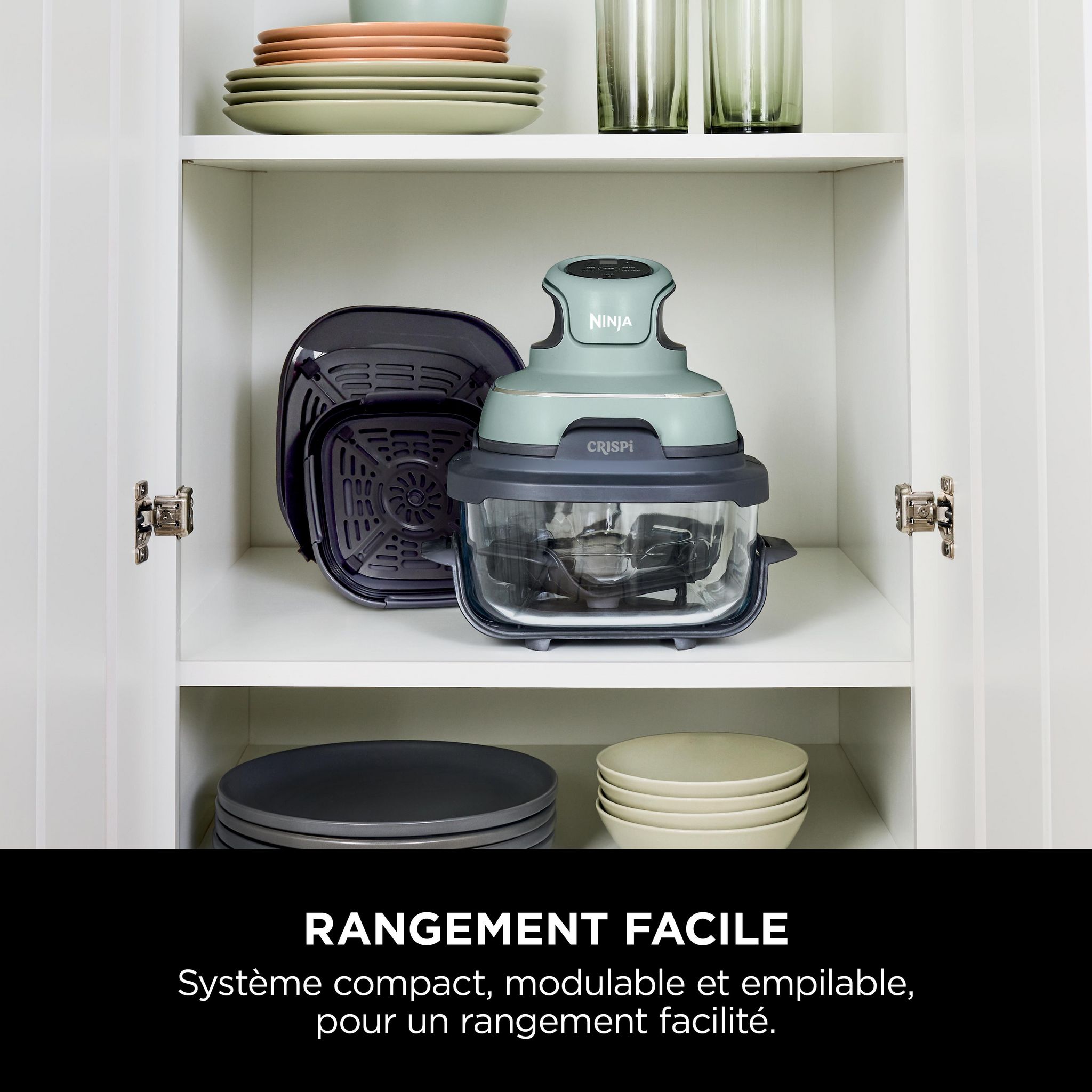 Voir la diapositive 11 : NINJA Crispi Airfryer FN101EUSG - Vert
