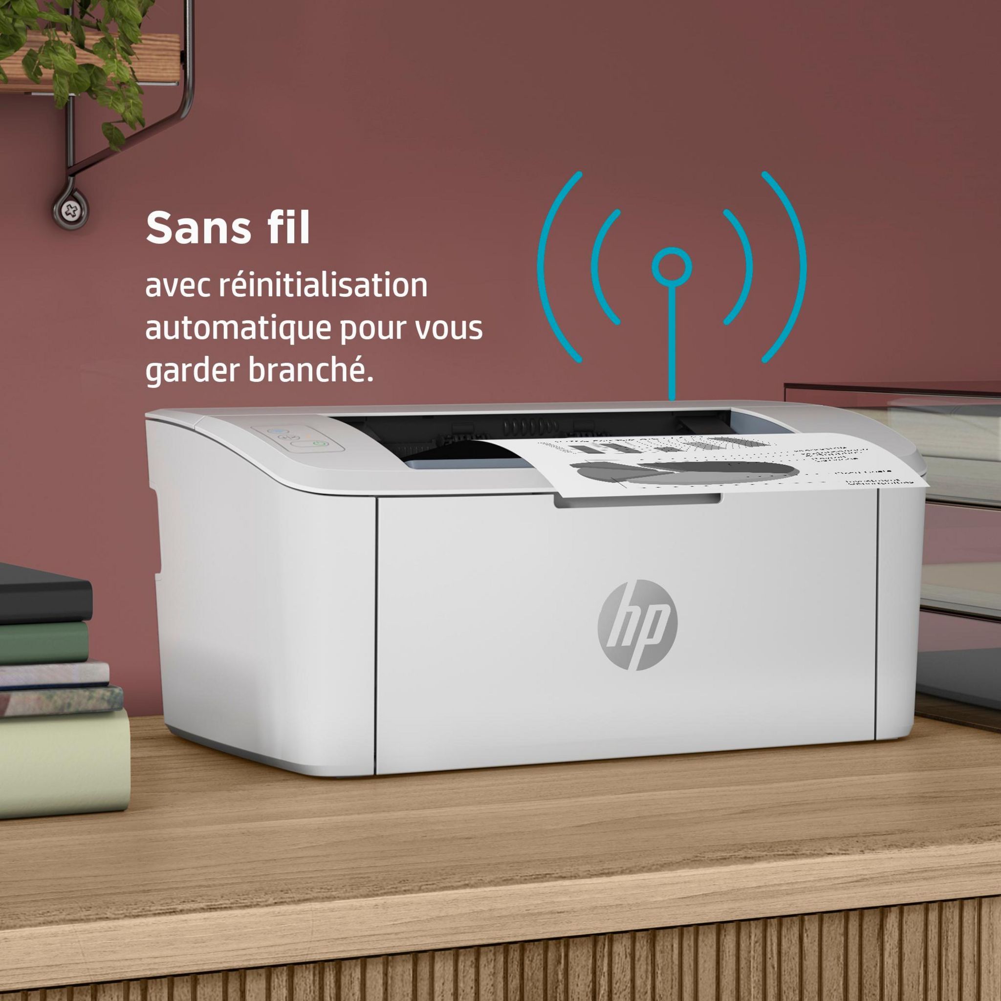 Voir la diapositive 5 : HP Imprimante LaserJet M110W - Blanc
