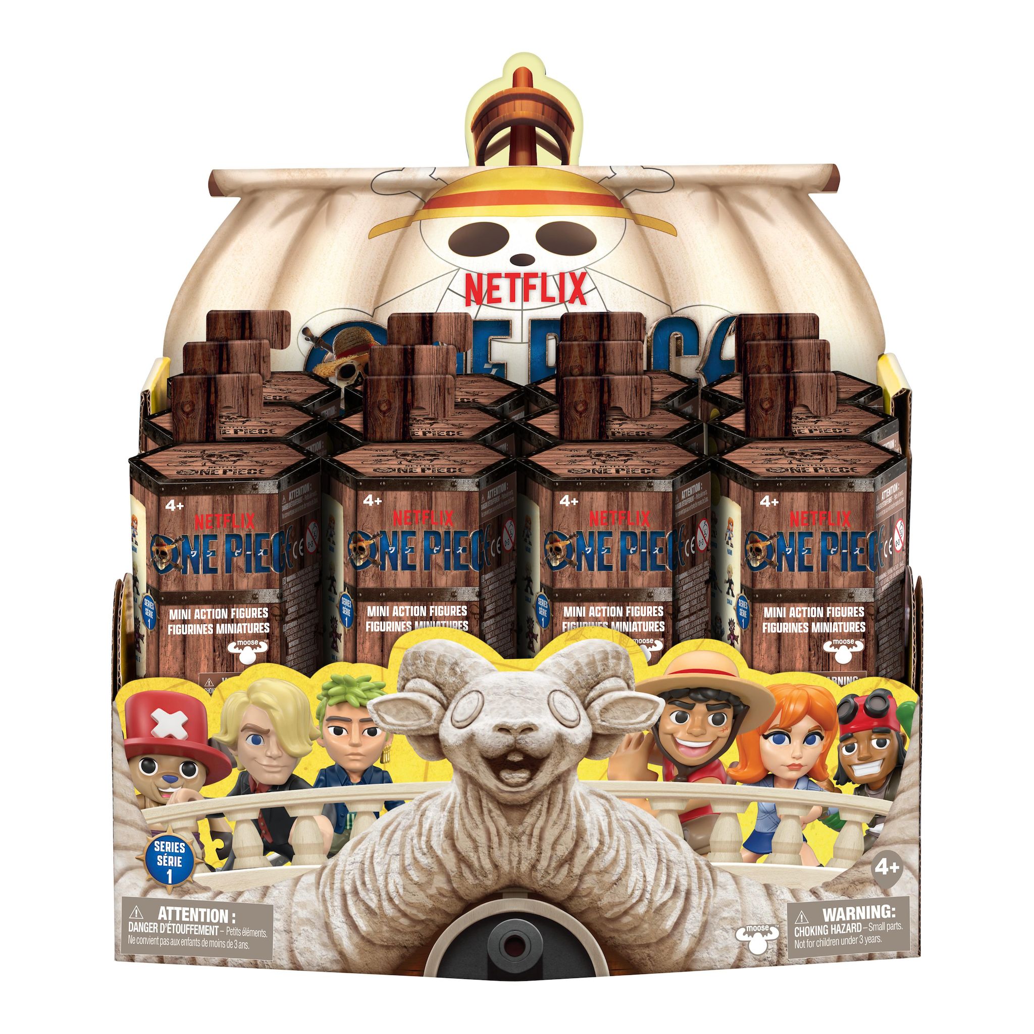 MOOSE Figurine One Pièce surprise Netflix