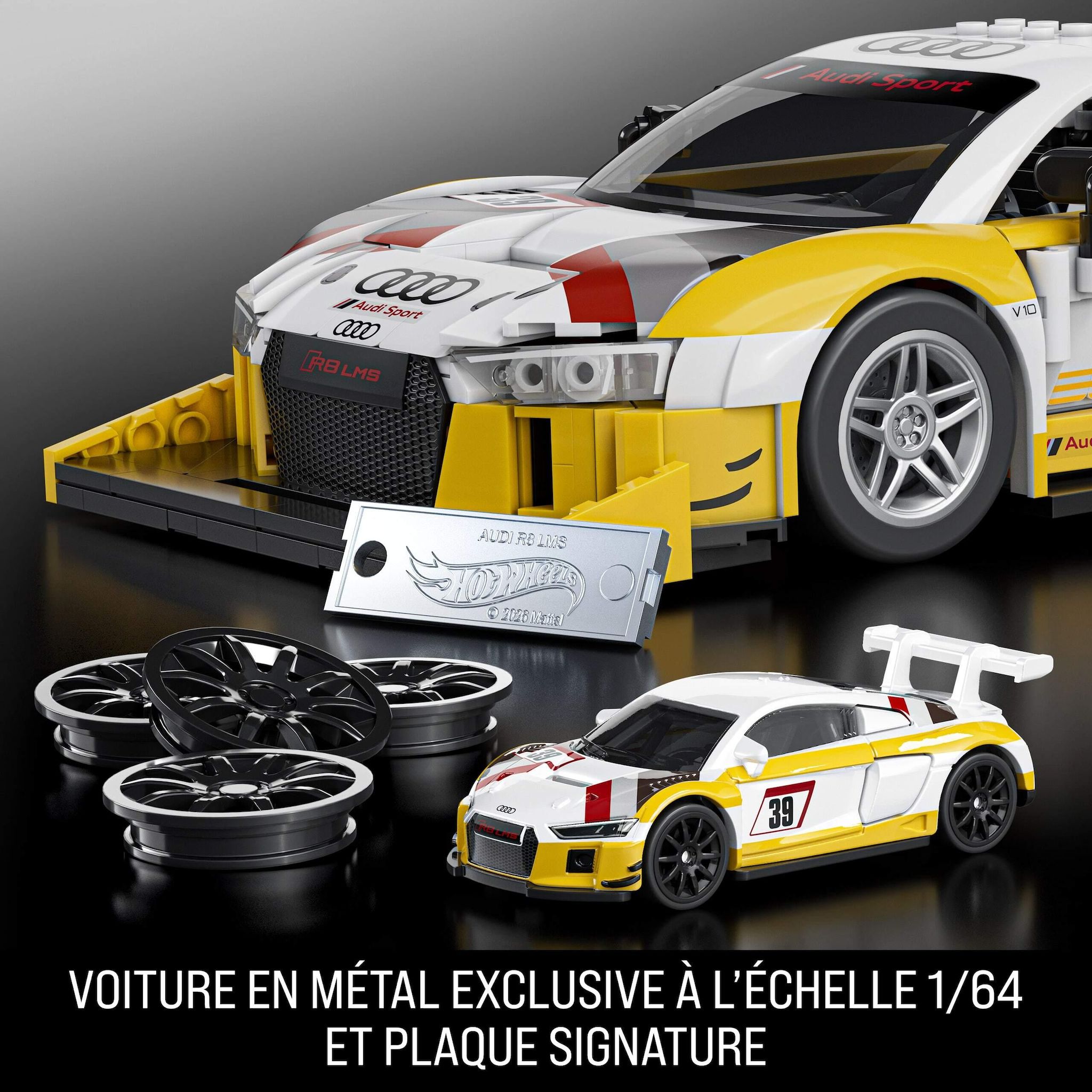 Voir la diapositive 5 : MATTEL Voiture Élite Audi R8 LMS