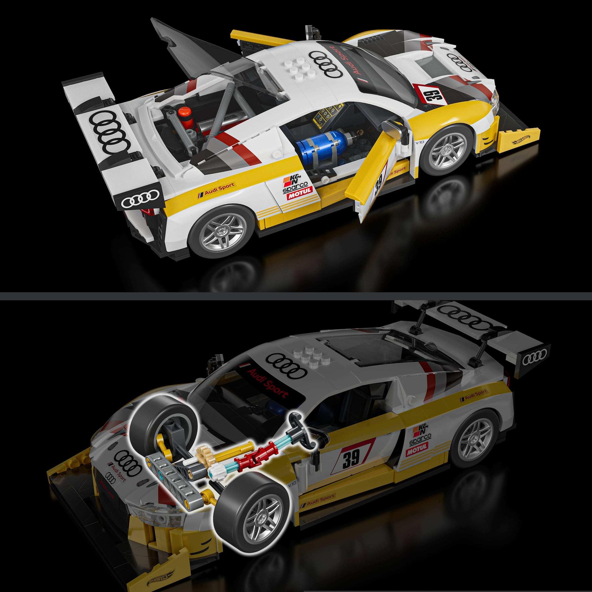 Voir la diapositive 10 : MATTEL Voiture Élite Audi R8 LMS