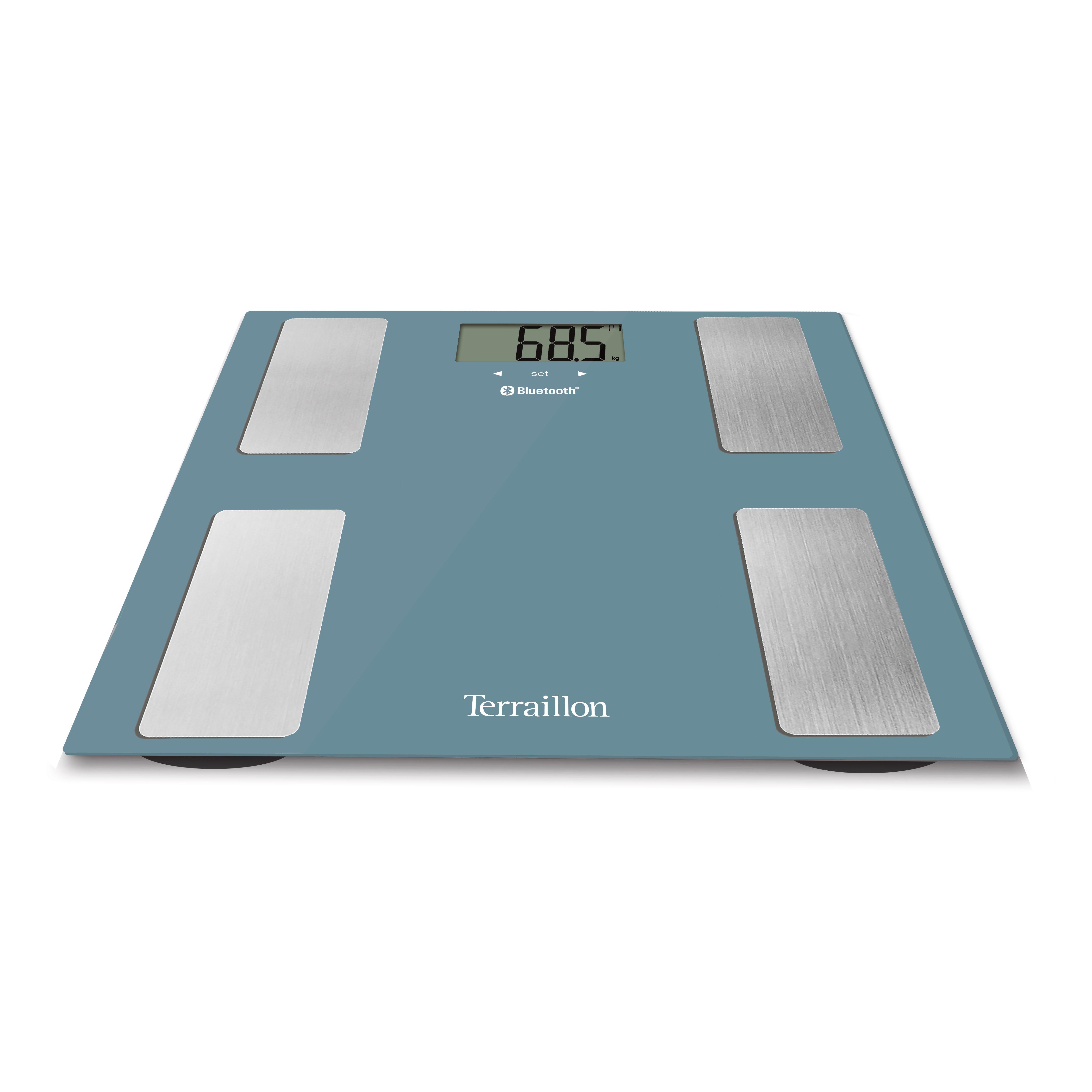 Voir la diapositive 2 : TERRAILLON Pèse personne impédancemètre Smart Connect - Bleu