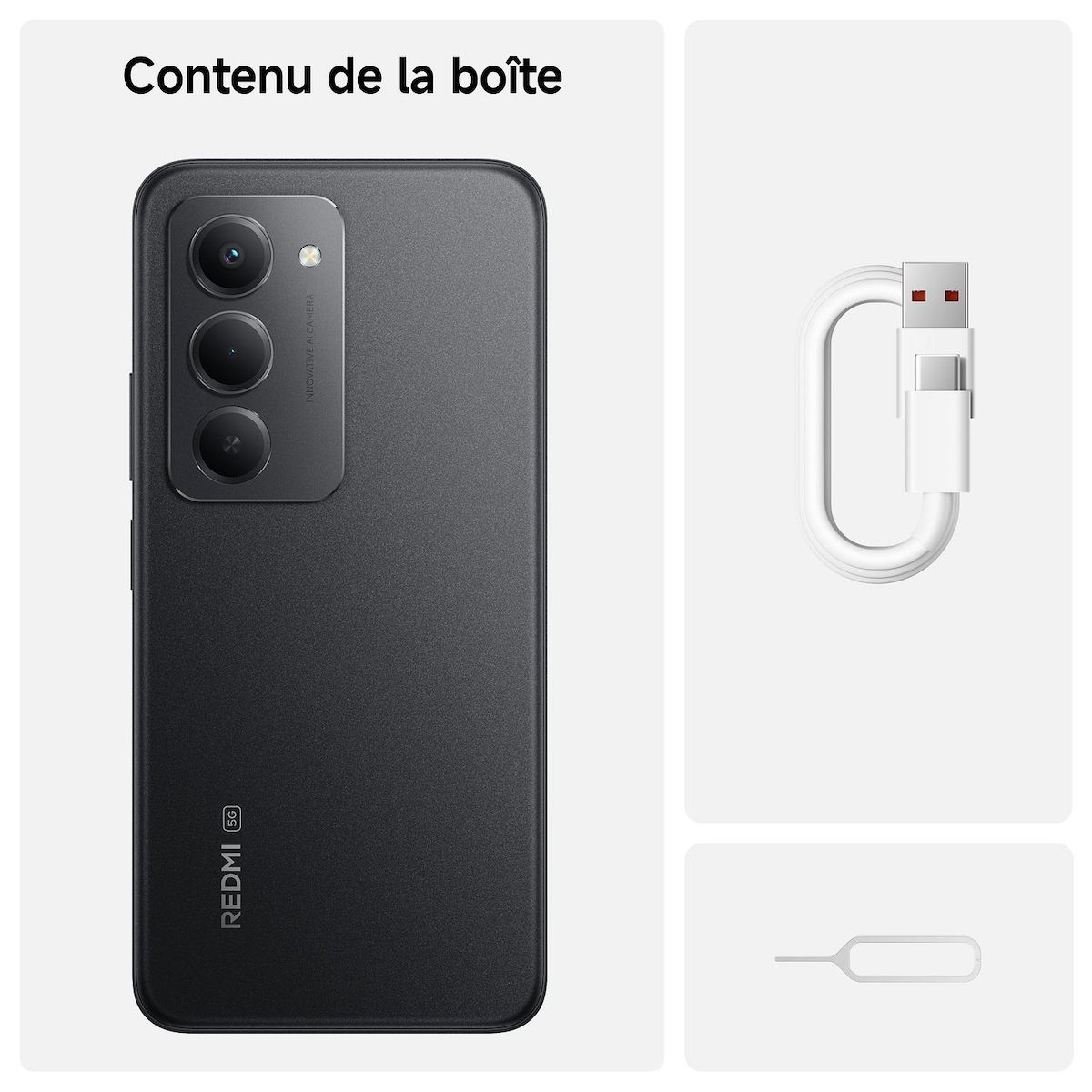 XIAOMI Pack Redmi 15 5G 256Go+Coque+Verre trempé