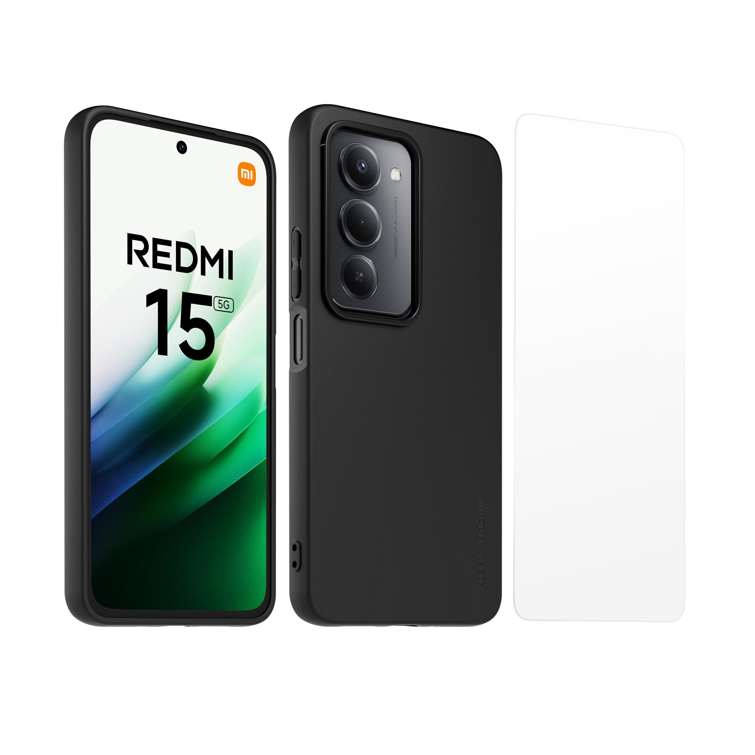Voir la diapositive 10 : XIAOMI Pack Redmi 15 5G 256Go+Coque+Verre trempé