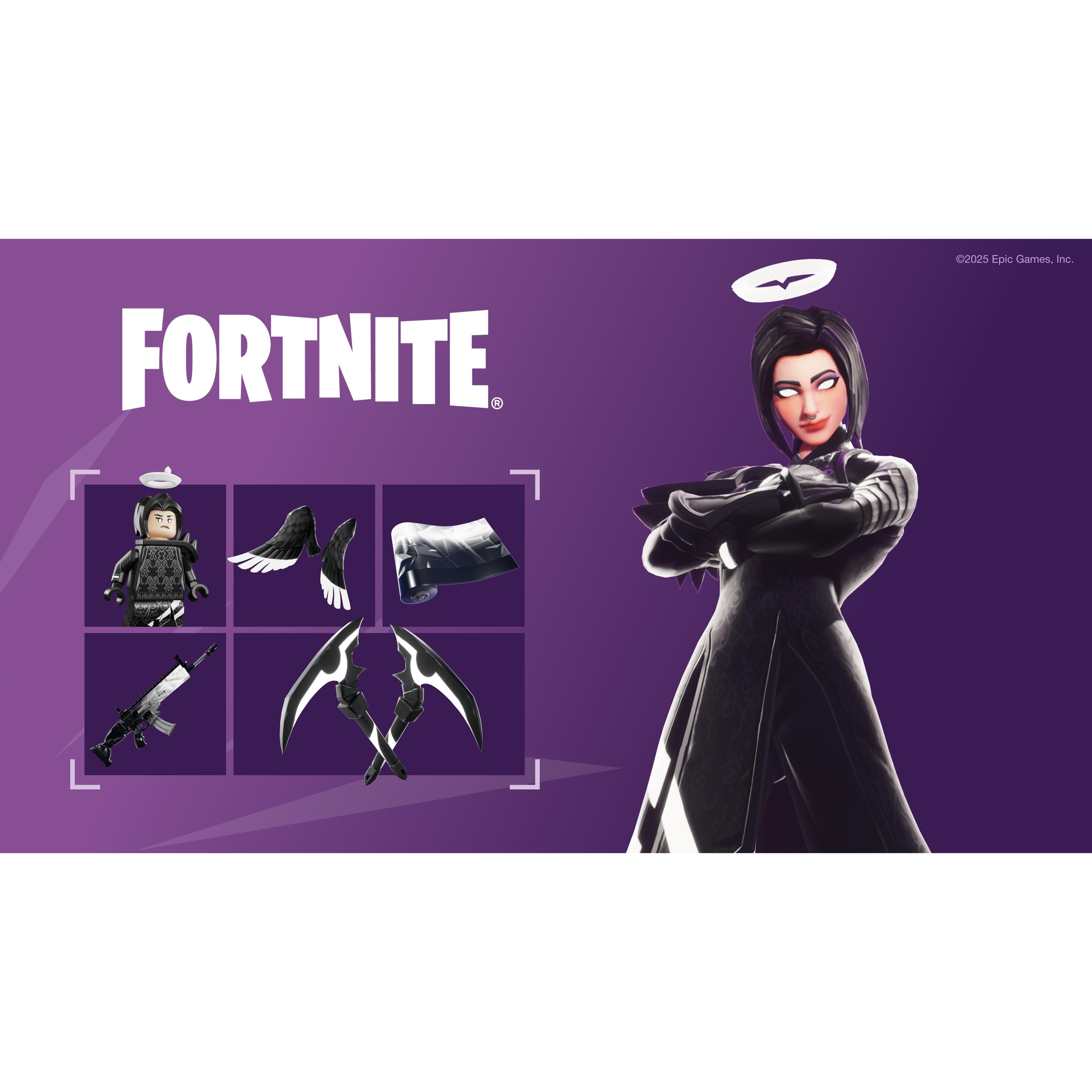 Voir la diapositive 4 : Fortnite : Pack Feu et Glace Obscurs Xbox Series X / Xbox One - Code de Téléchargement