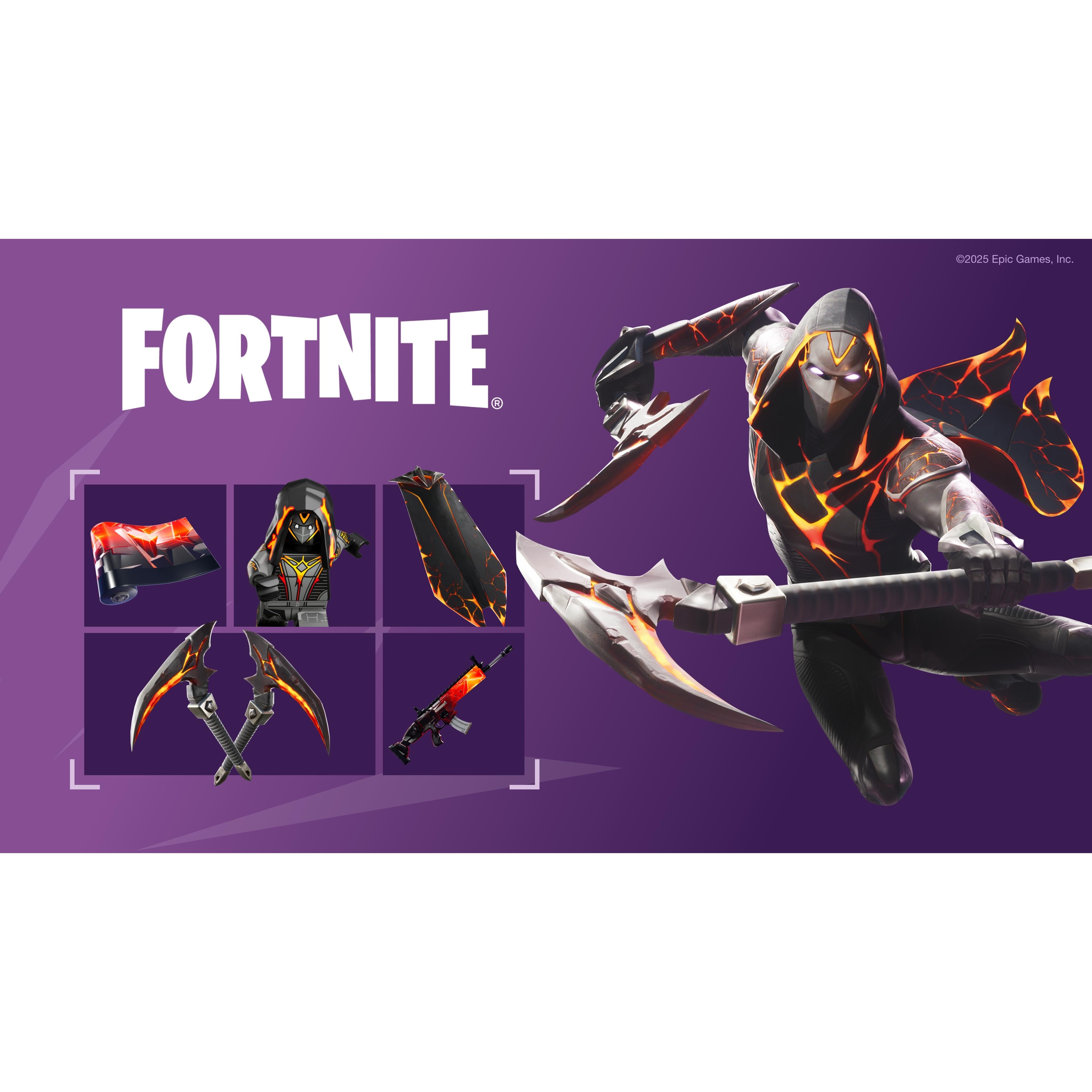 Voir la diapositive 5 : Fortnite : Pack Feu et Glace Obscurs Xbox Series X / Xbox One - Code de Téléchargement